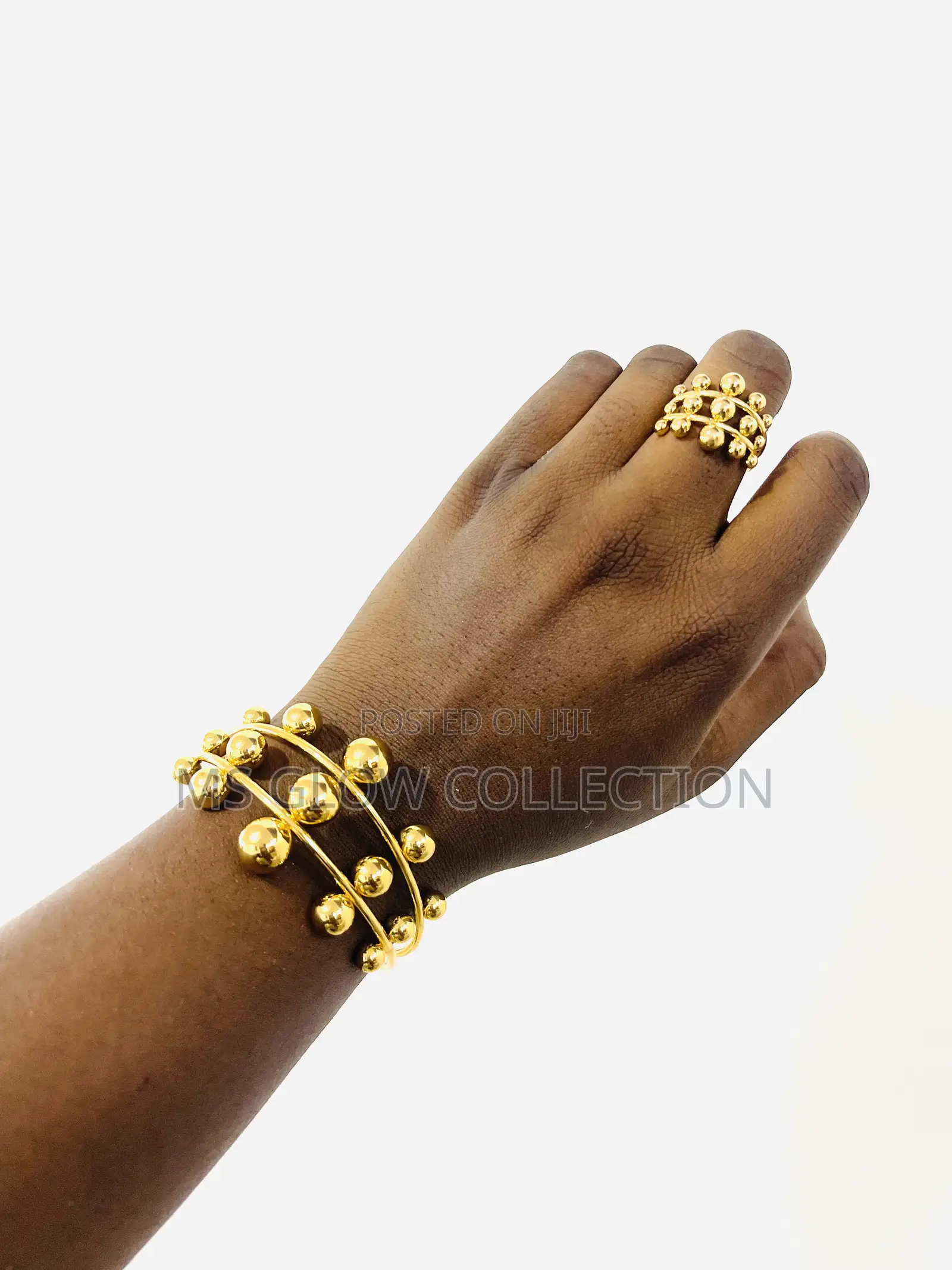 Royal Bubble Bracelet Ring Set