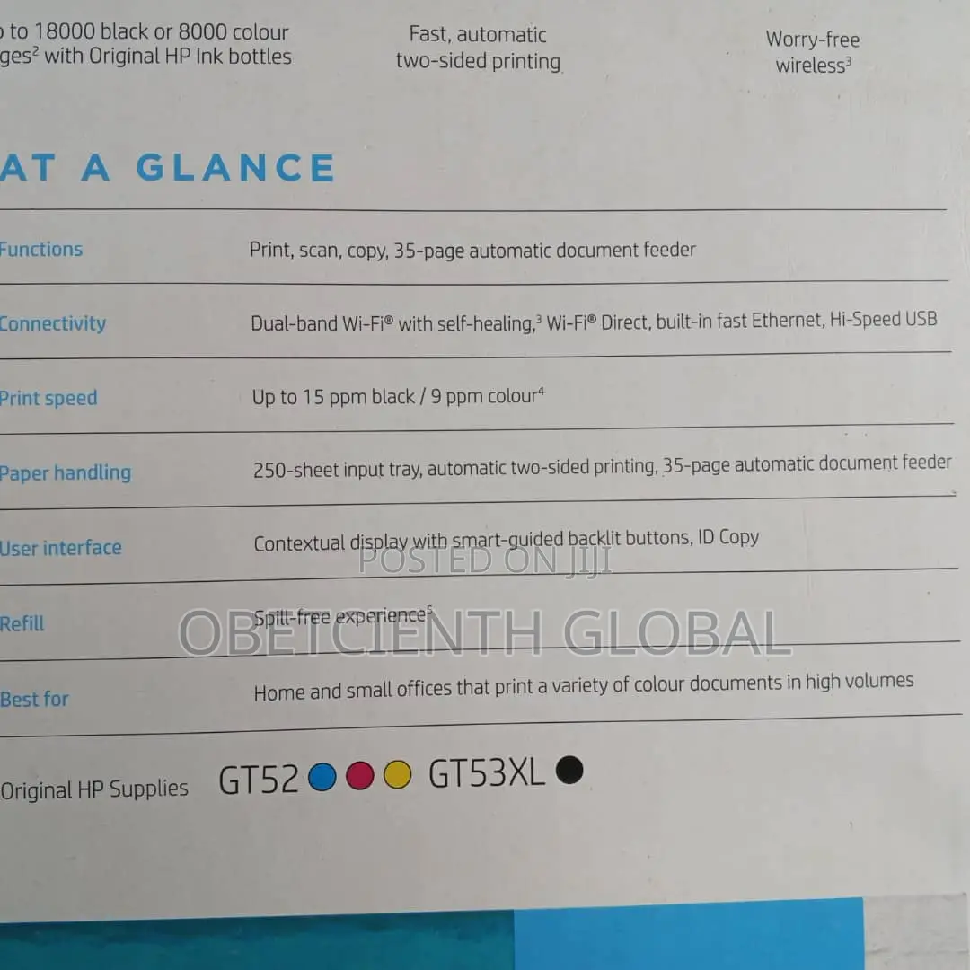 Hp Smart Tank 750 Series