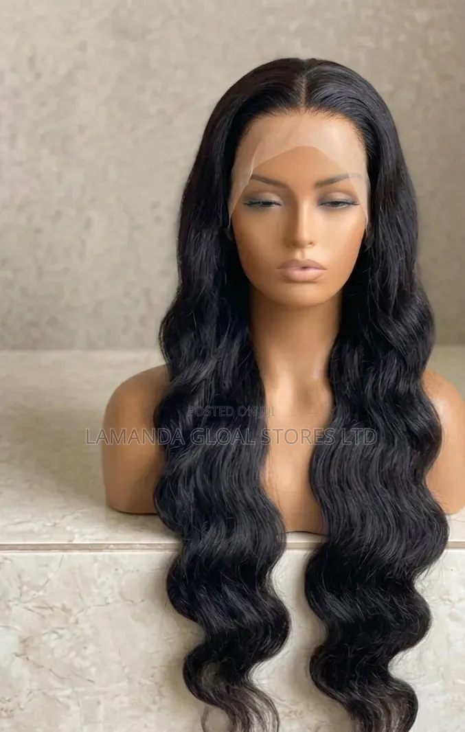 Premium Full Frontal Body Wave Pure Human Hair Wig