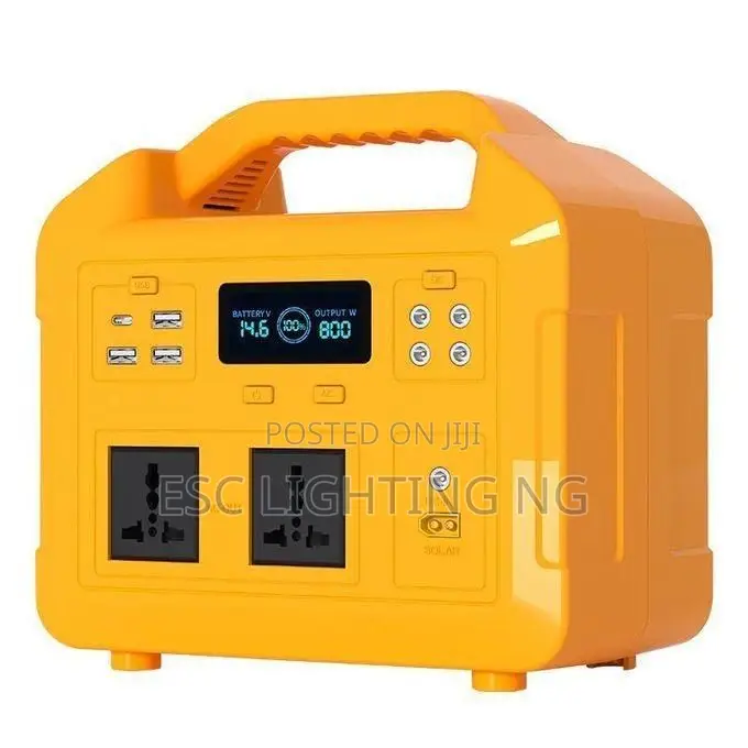 Rechargeable Power Station - 500w - Yellow