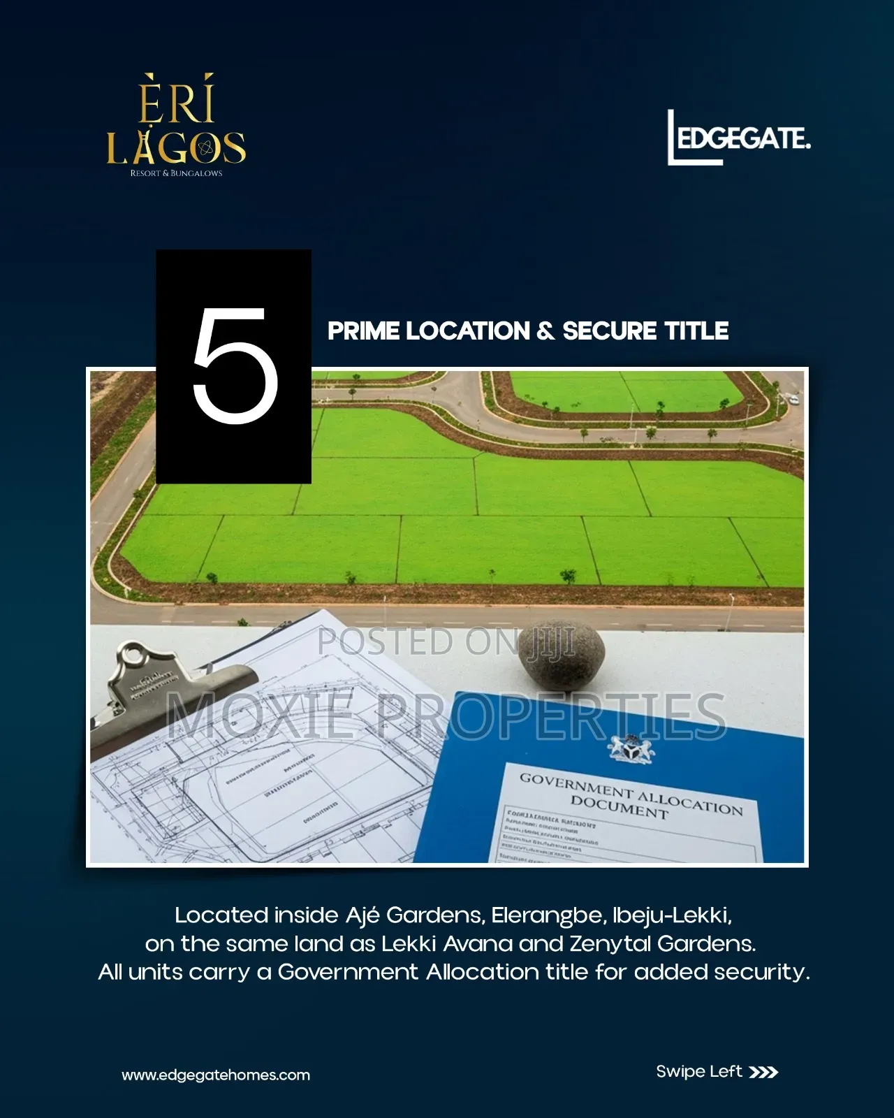 3bdrm Bungalow in Eri Lagos Resort And, Off Lekki-Epe Expressway