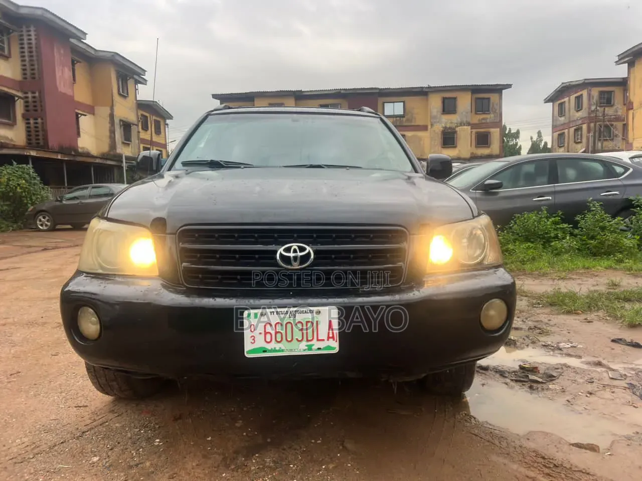 Toyota Highlander Base FWD 2004 Black