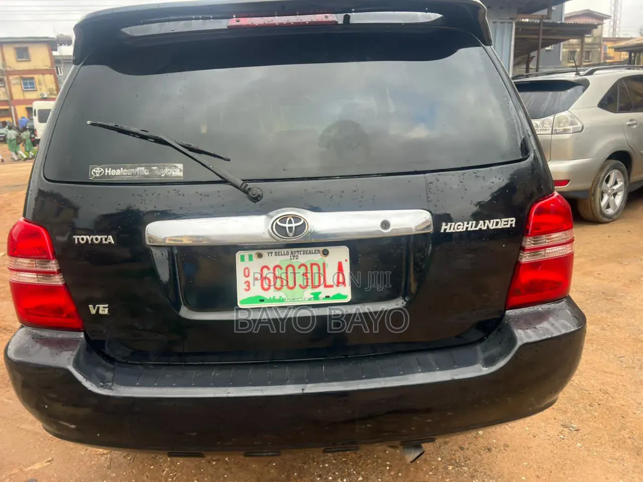 Toyota Highlander Base FWD 2004 Black