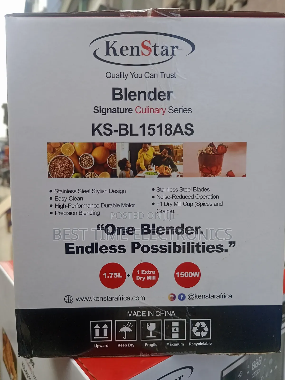 Kenstar 1.75l Electric Blender 1500w