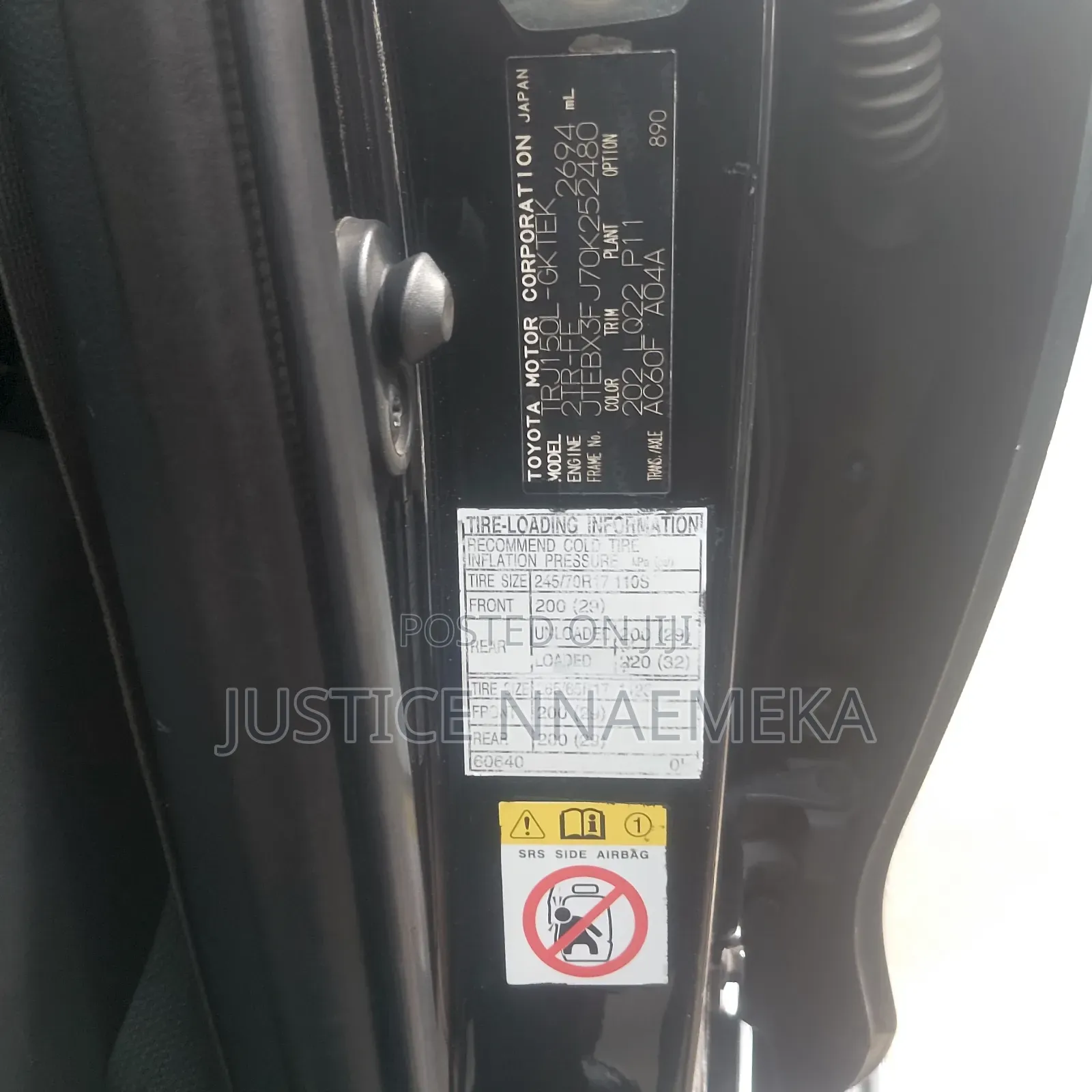 Toyota Land Cruiser Prado 2016 Black