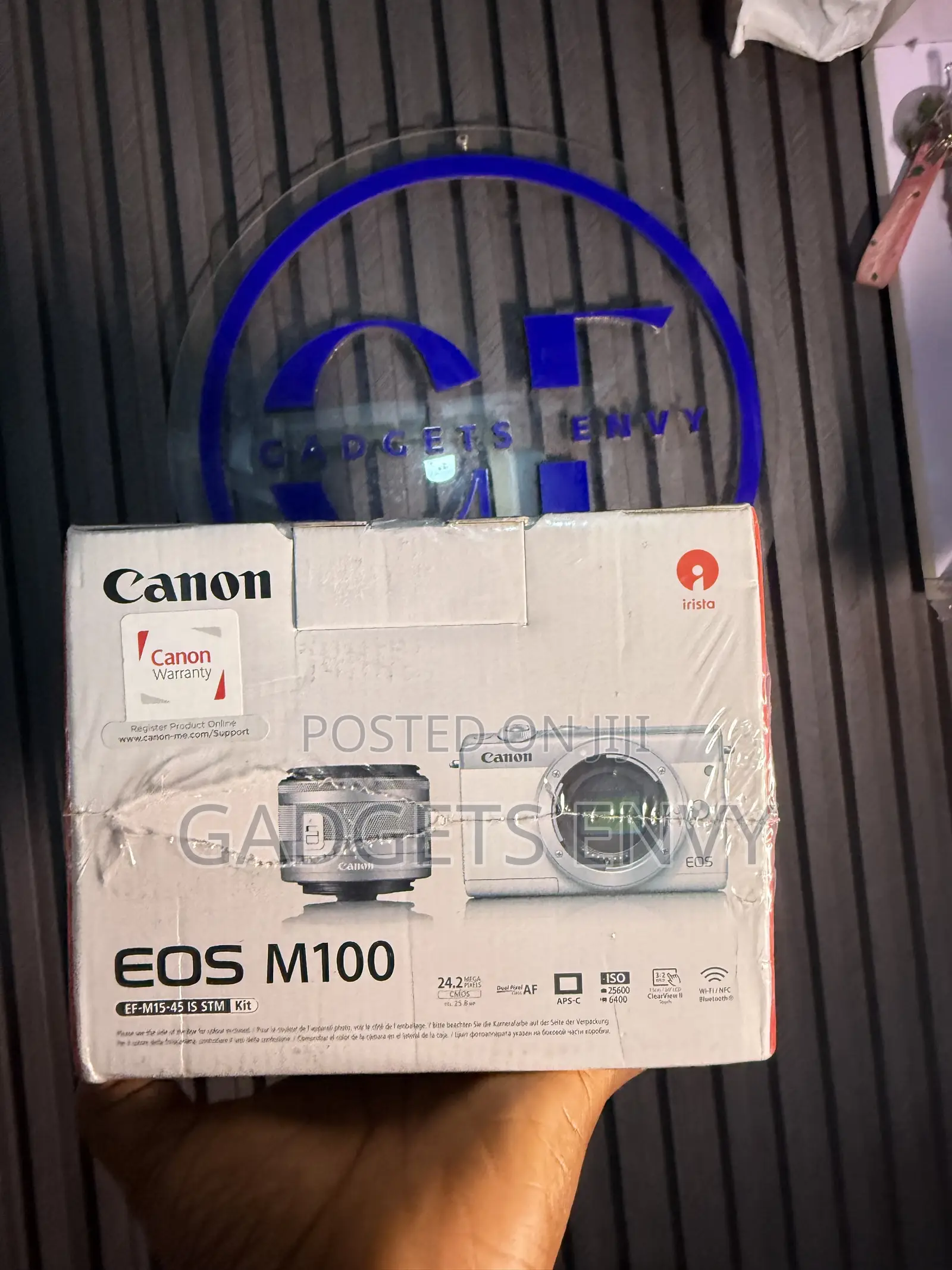 Canon Eos M100 Mirrorless Digital Camera With 15-45mm Kit Lens