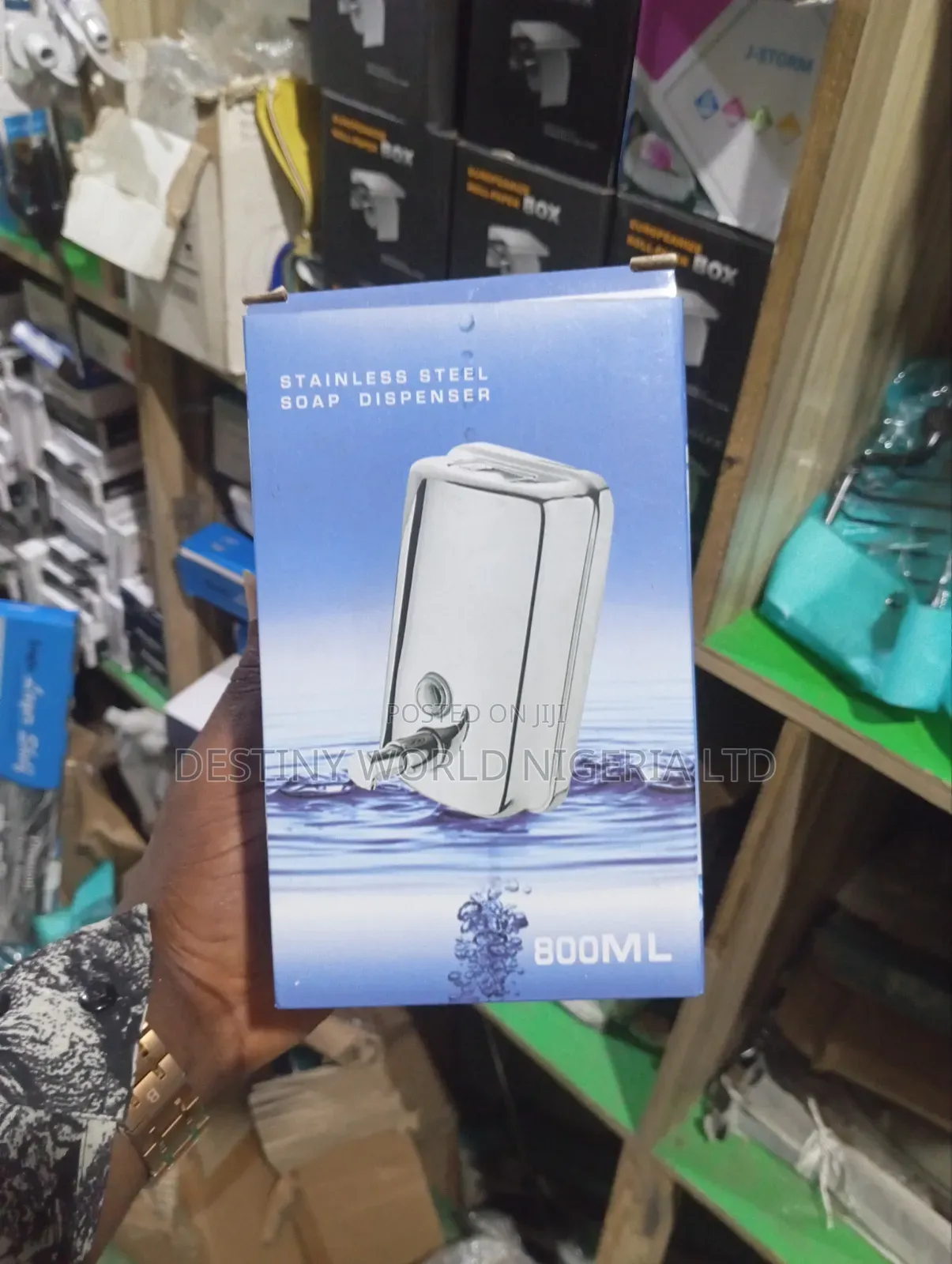 Generic 800ml Stainless Steel Soap Dispenser.