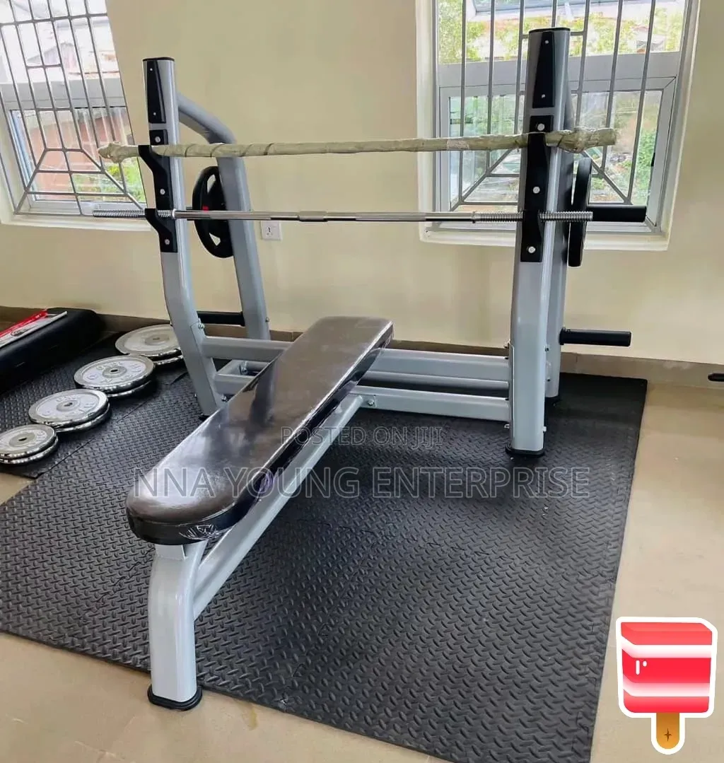 Commercial-Grade Olympic Flat Weight Bench