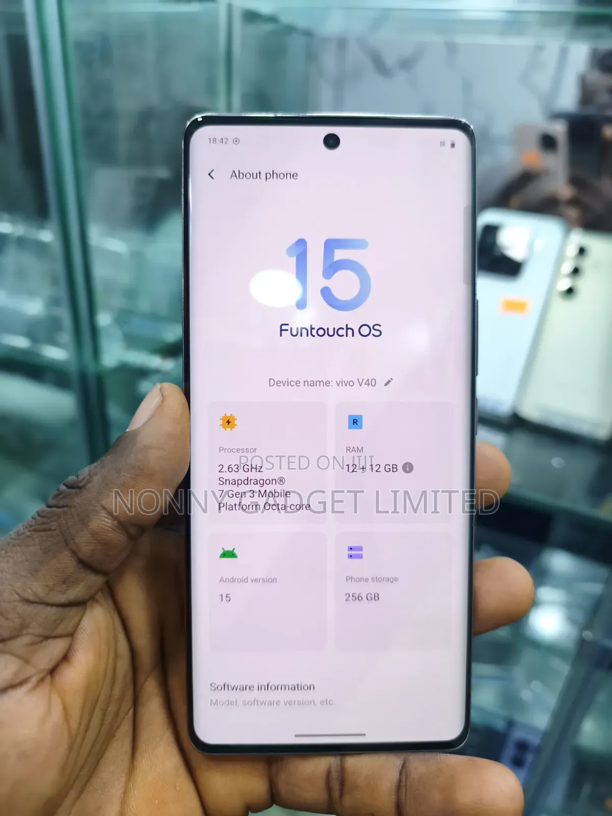 Vivo V40 5G 256 GB Pink