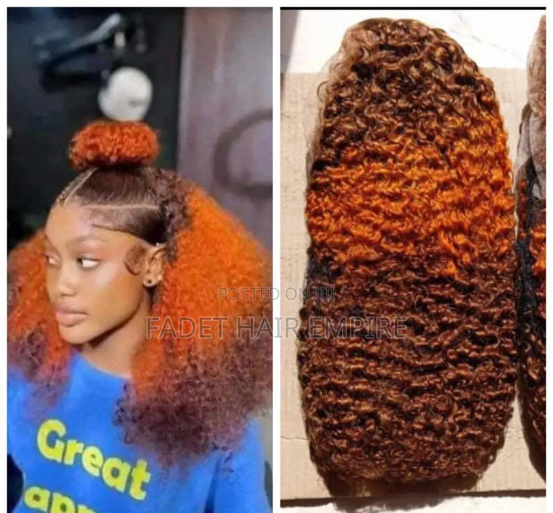 Brown 350 Brown Kinky Curl Wig