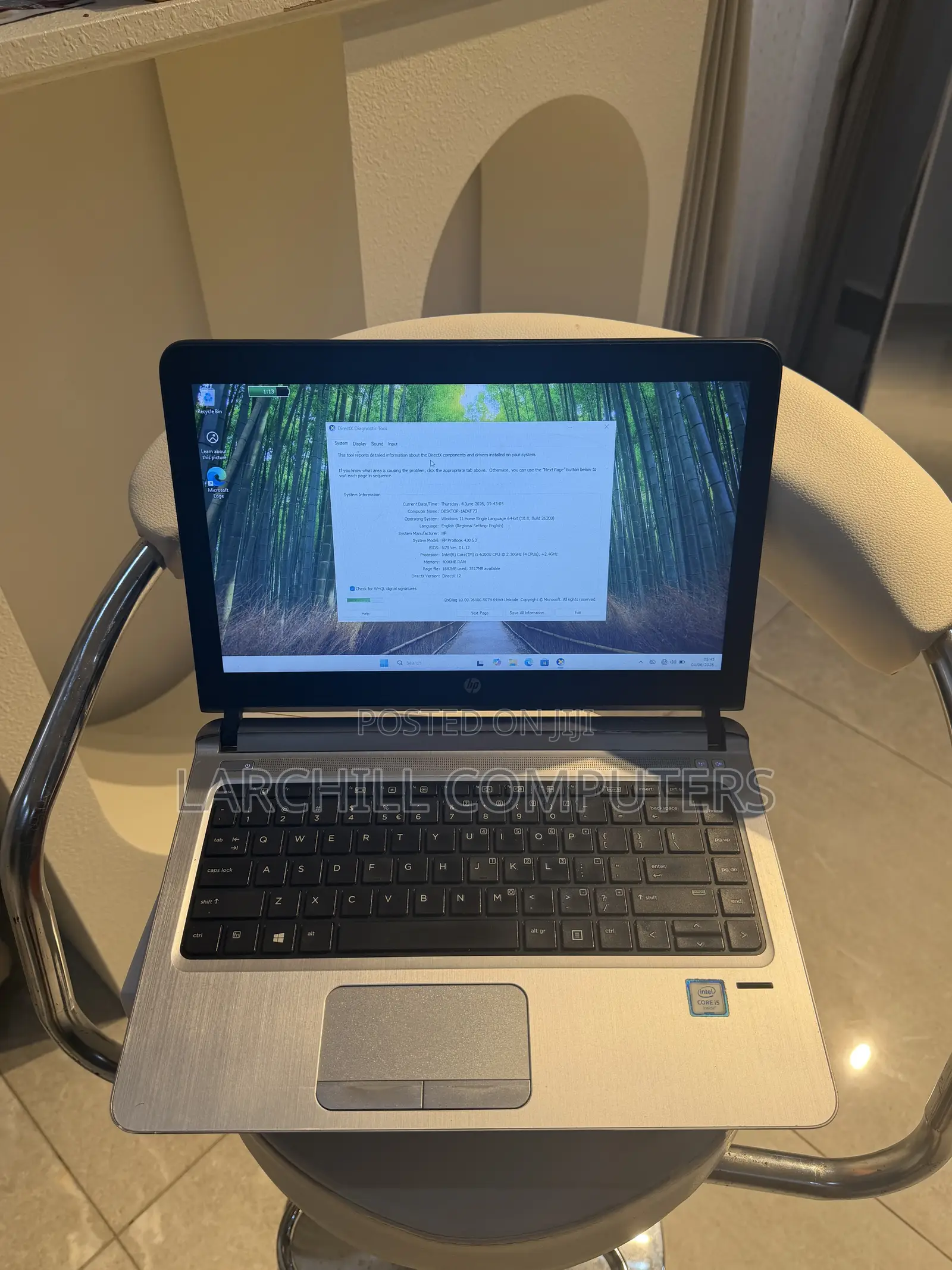 Laptop HP ProBook 440 8GB Intel Core i5 HDD+SSD 500GB