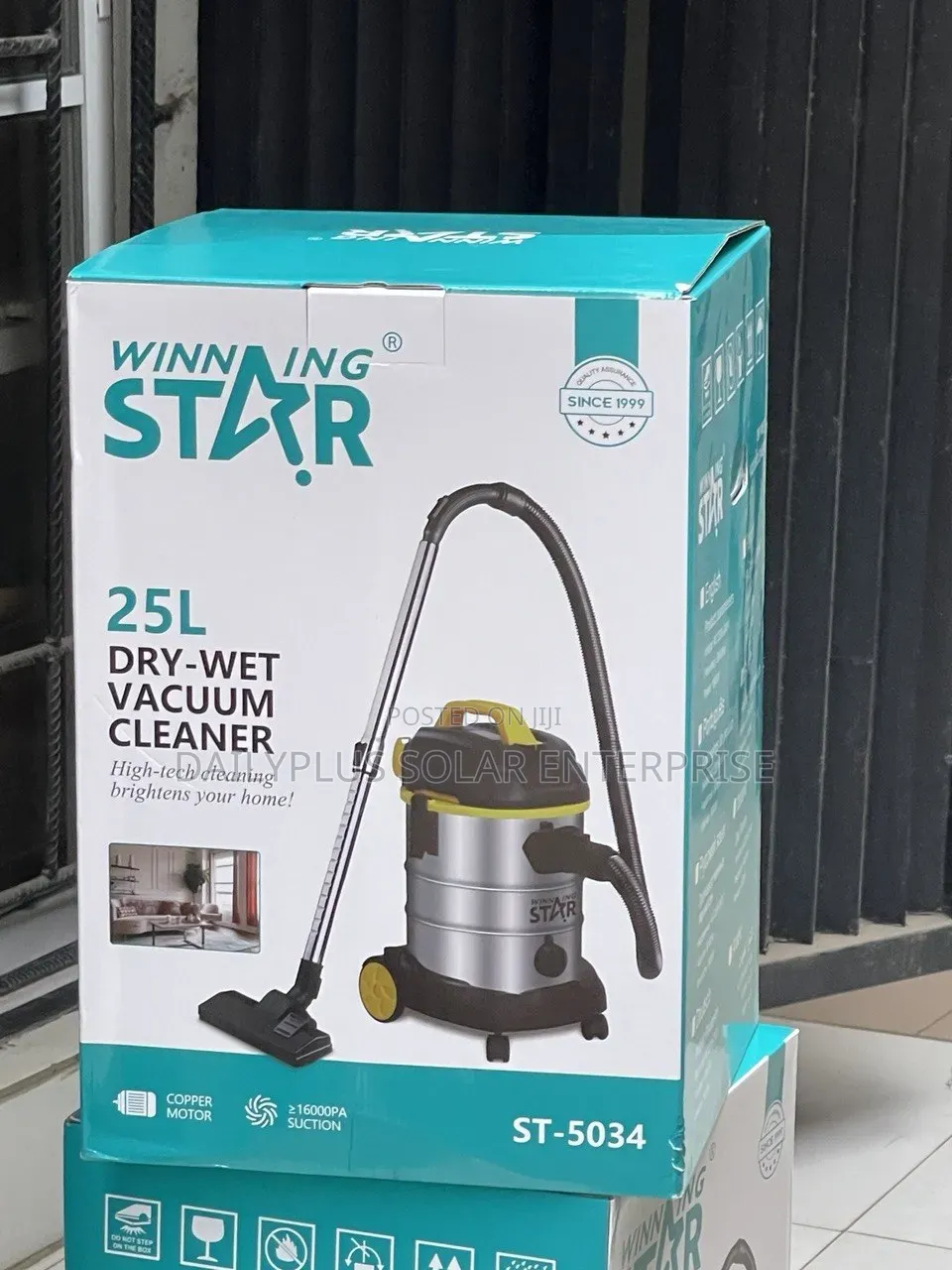 New 25 Liters Winning Star Dry Wet Vacuum Cleaner