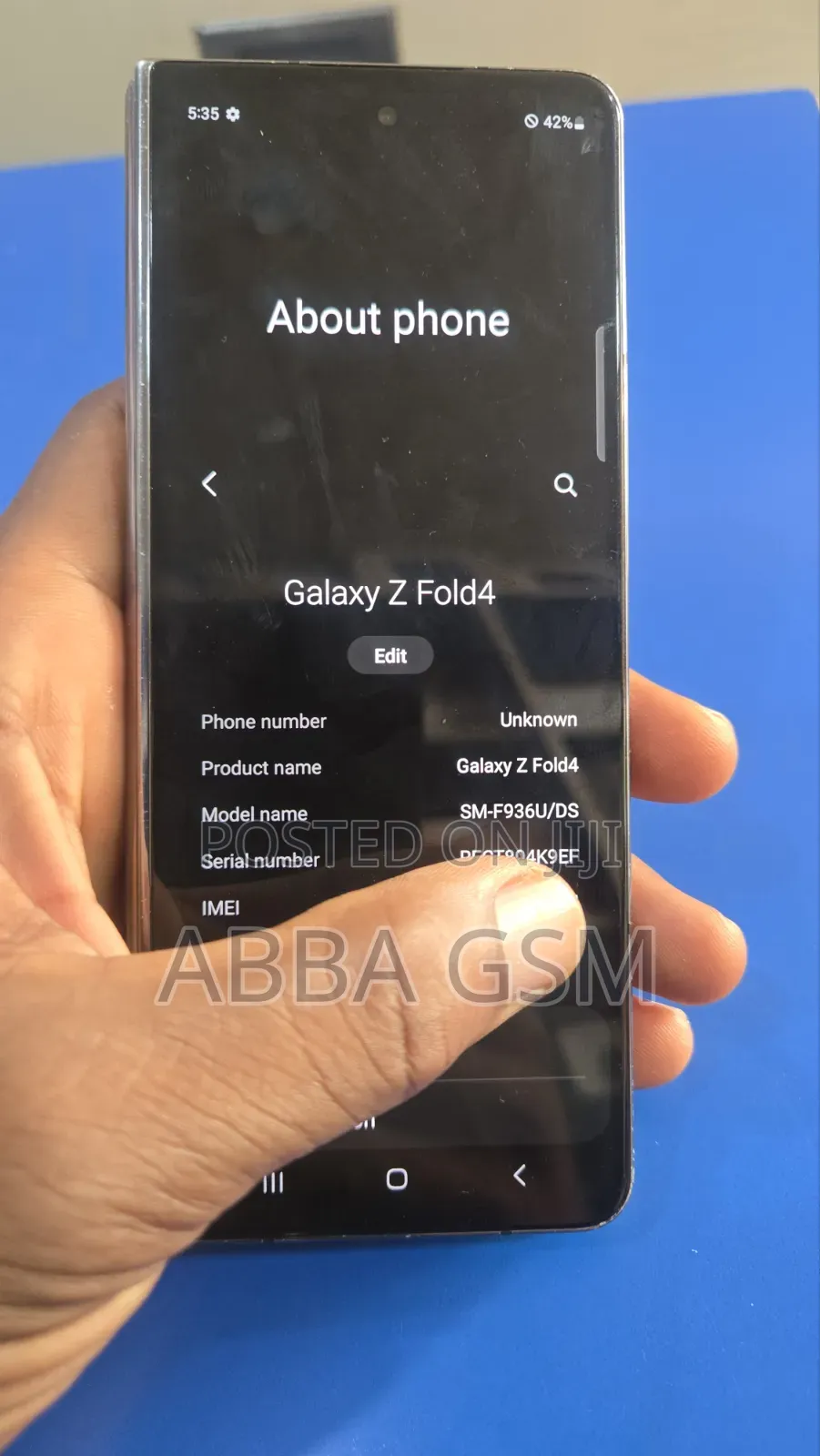 Samsung Galaxy Z Fold4 512 GB Black