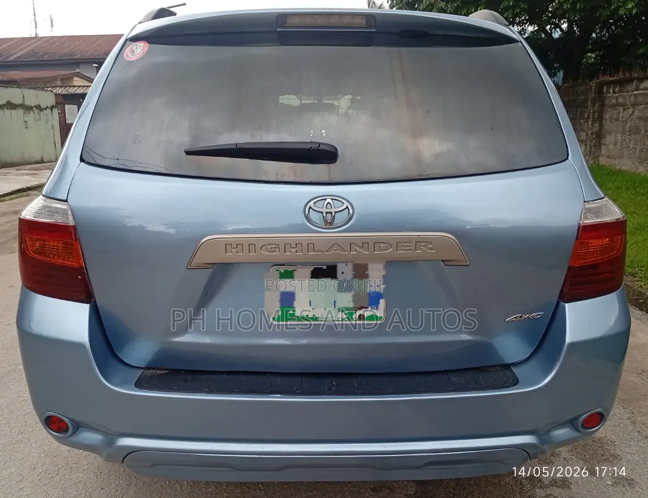 Toyota Highlander 2009 Blue