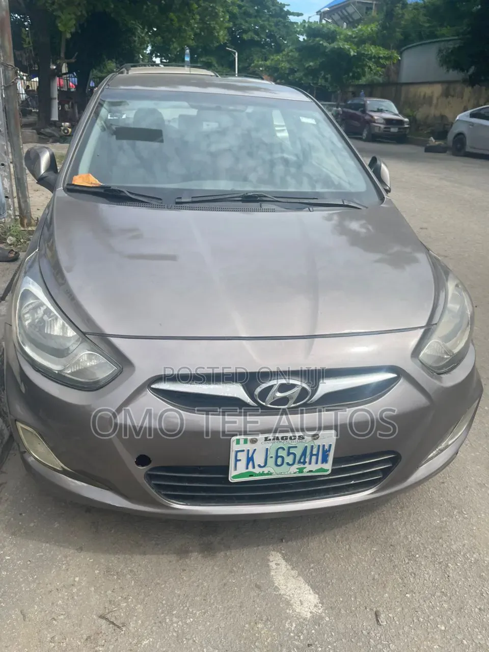 Hyundai Accent GLS 4dr Sedan (1.6L 4cyl 6A) 2014 Gray