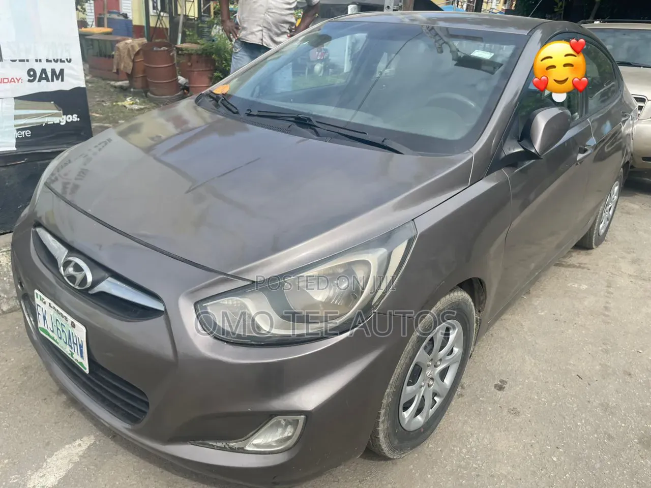 Hyundai Accent GLS 4dr Sedan (1.6L 4cyl 6A) 2014 Gray