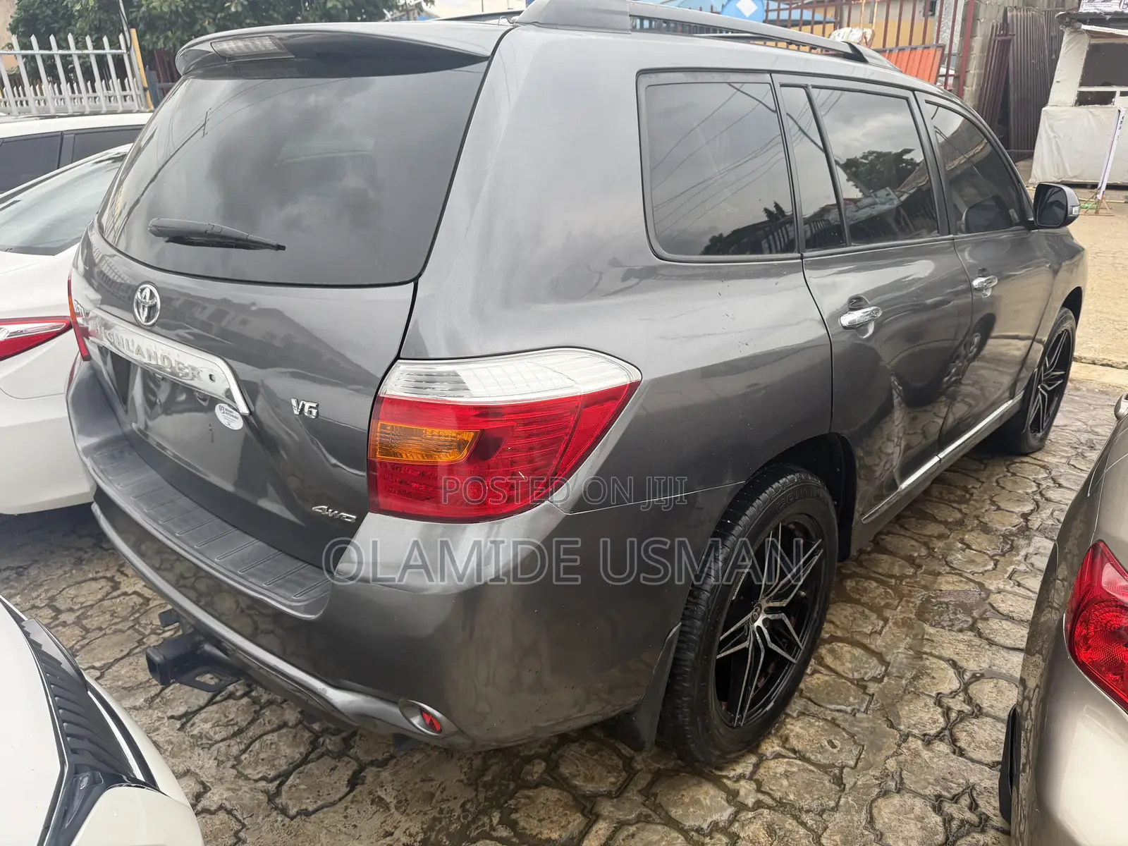 Toyota Highlander Sport 2008 Gray