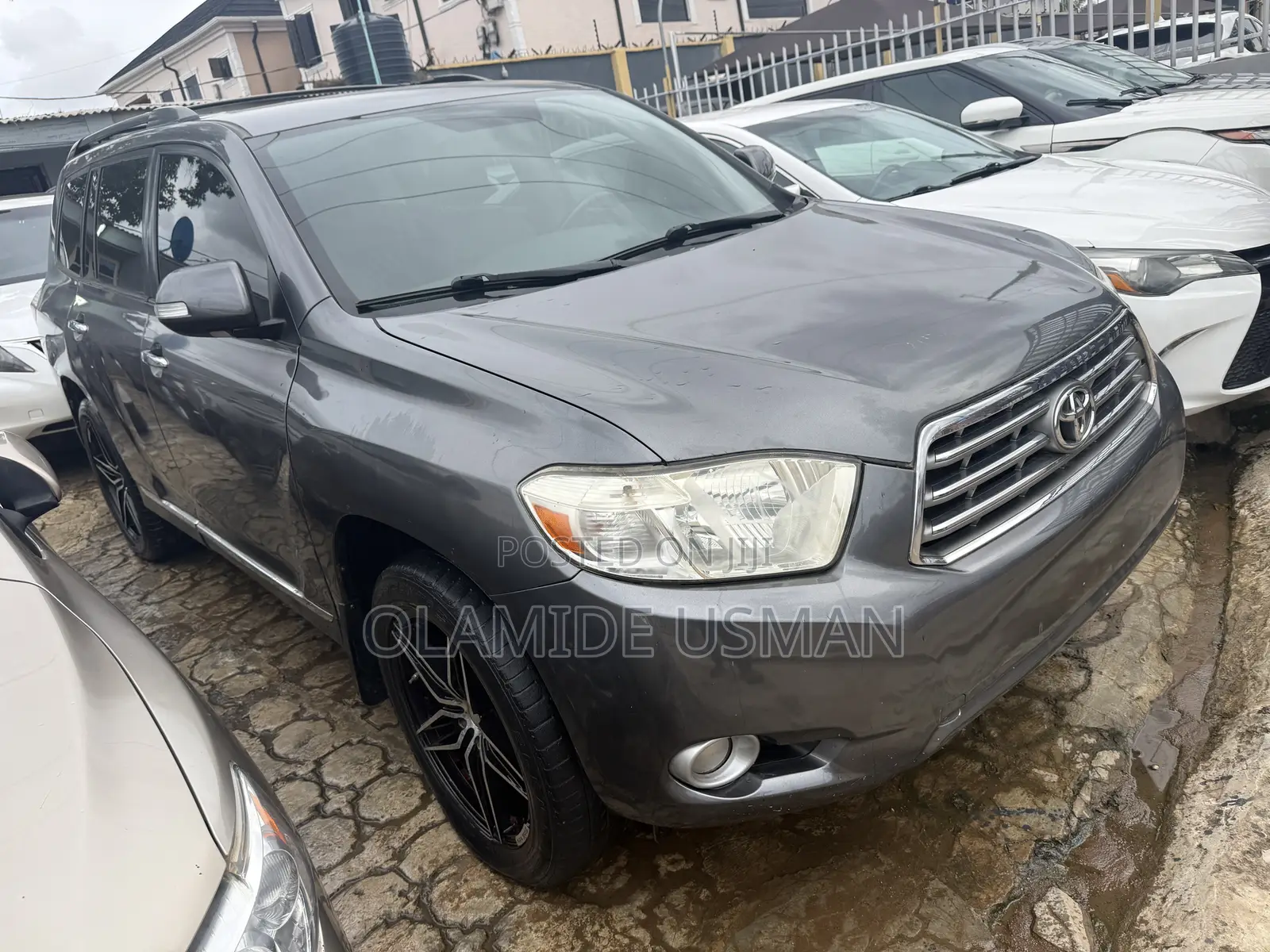 Toyota Highlander Sport 2008 Gray