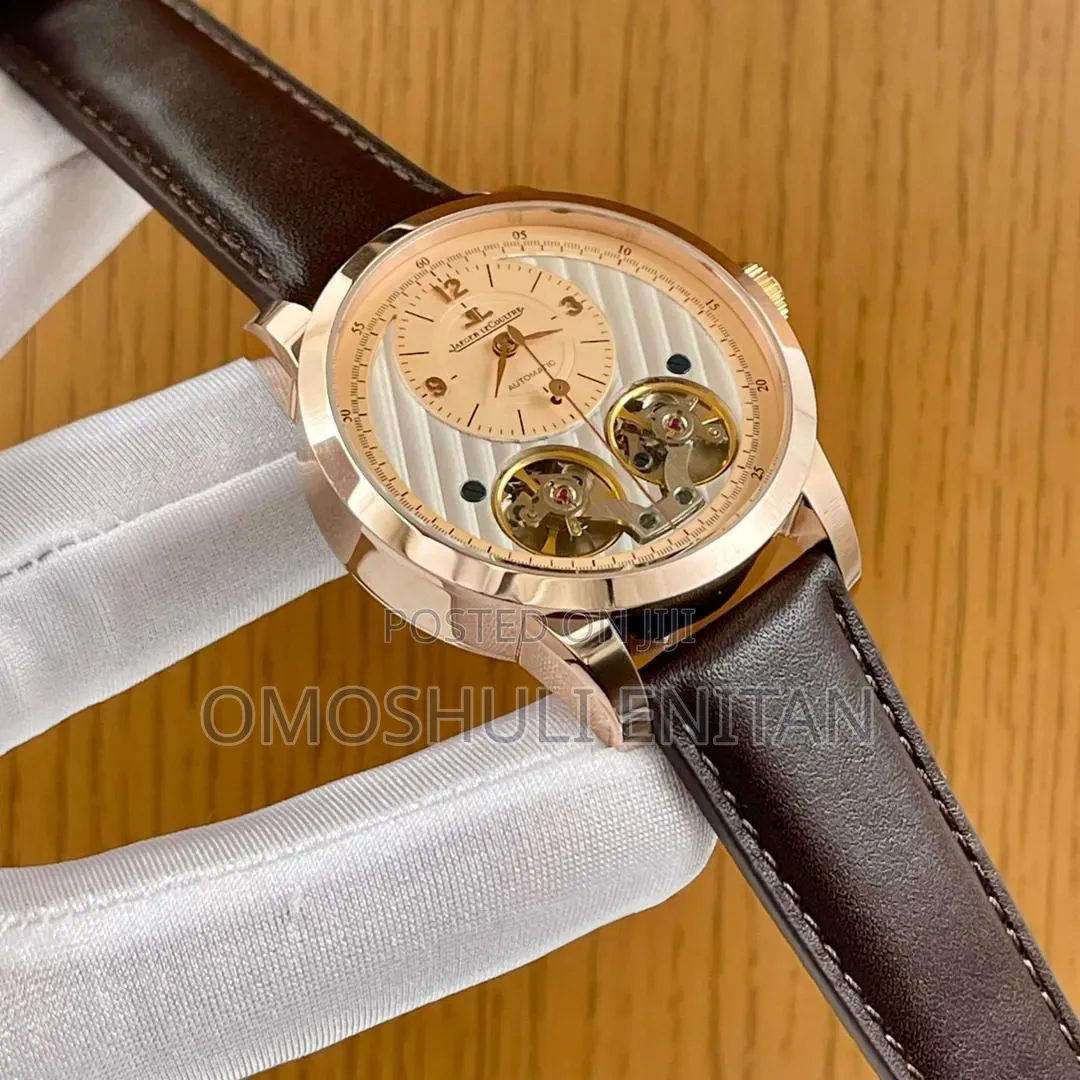 Jaeger -Lecoultre Leather Wrist Watch