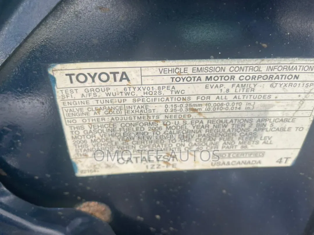Toyota Corolla LE 2006 Blue