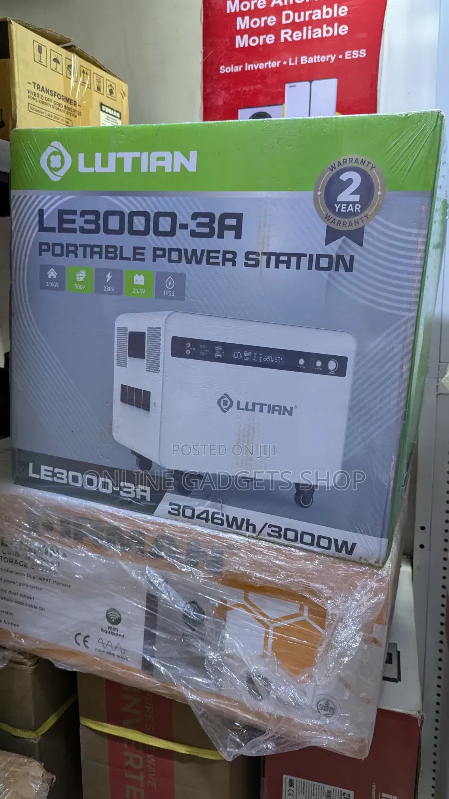 Lutian 3kwh Solar Generator (3000w)