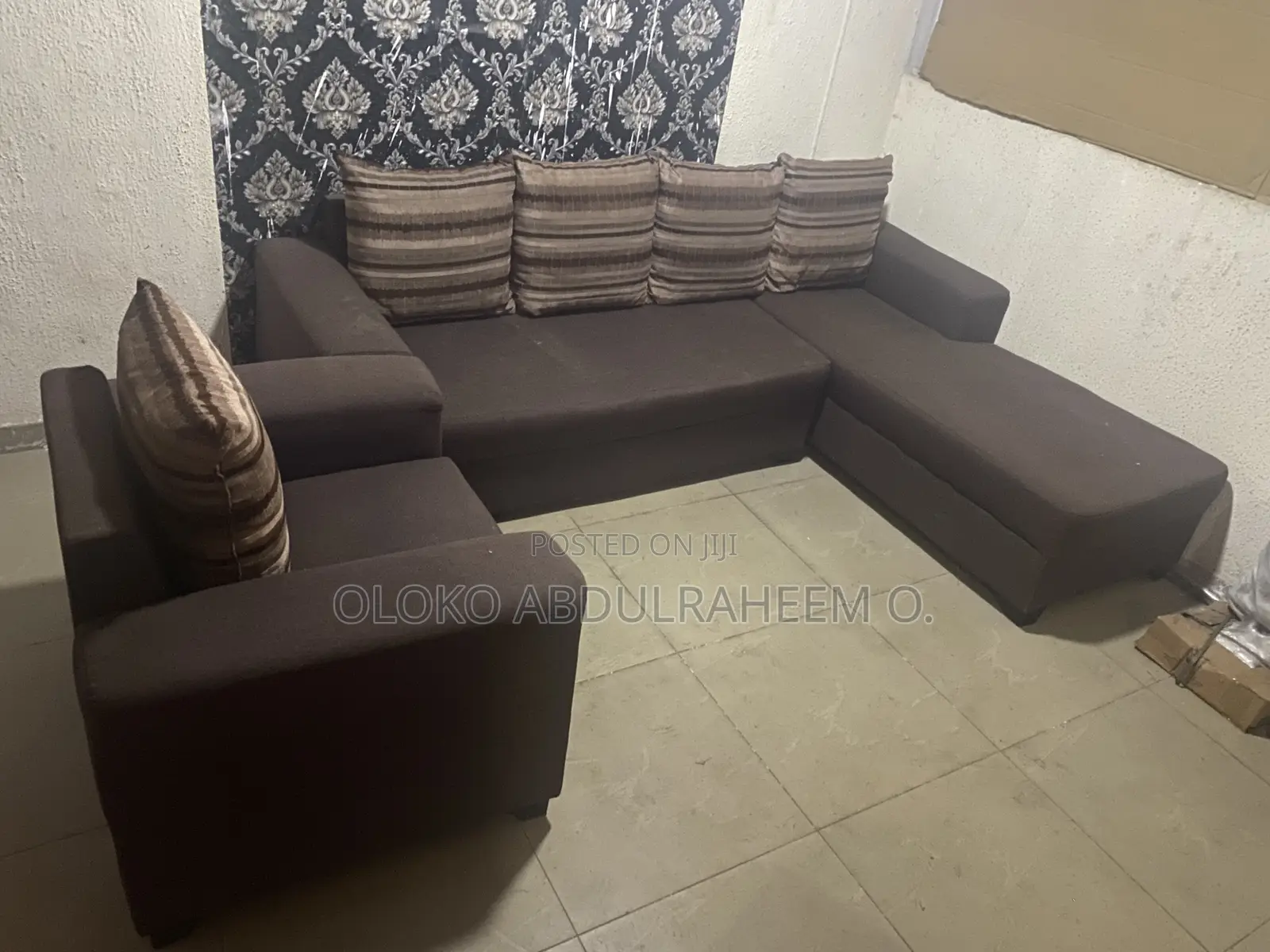 3-Piece L-Shaped Single Sofas