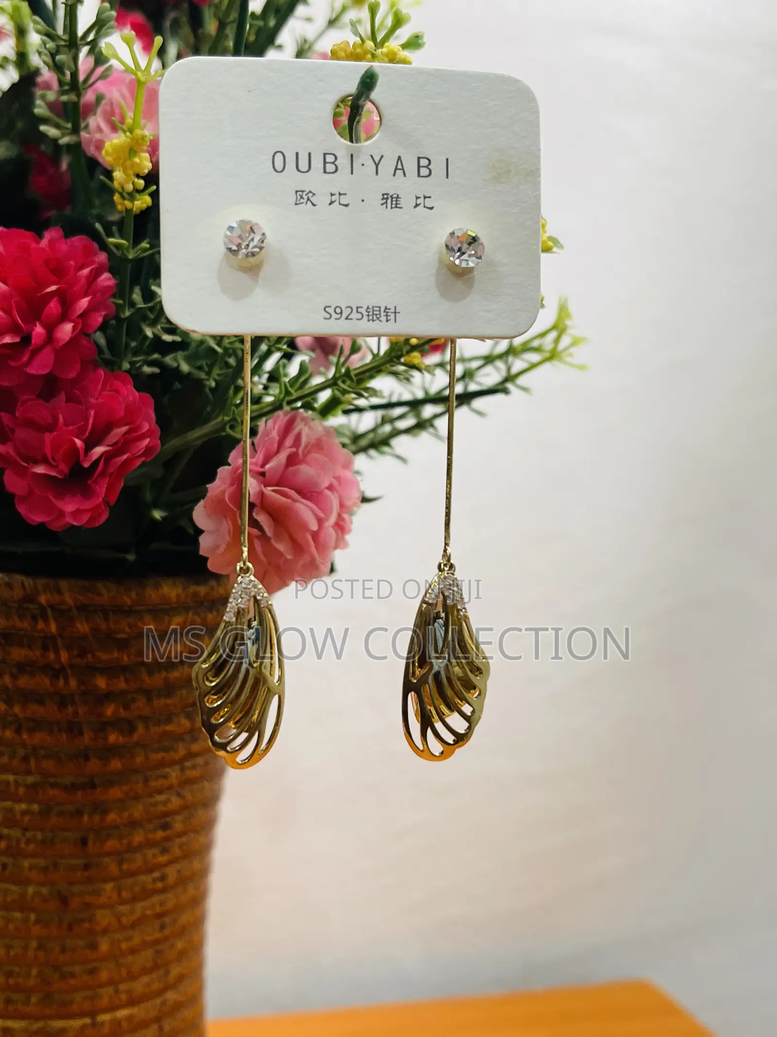Angle Wings Dropping Earrings