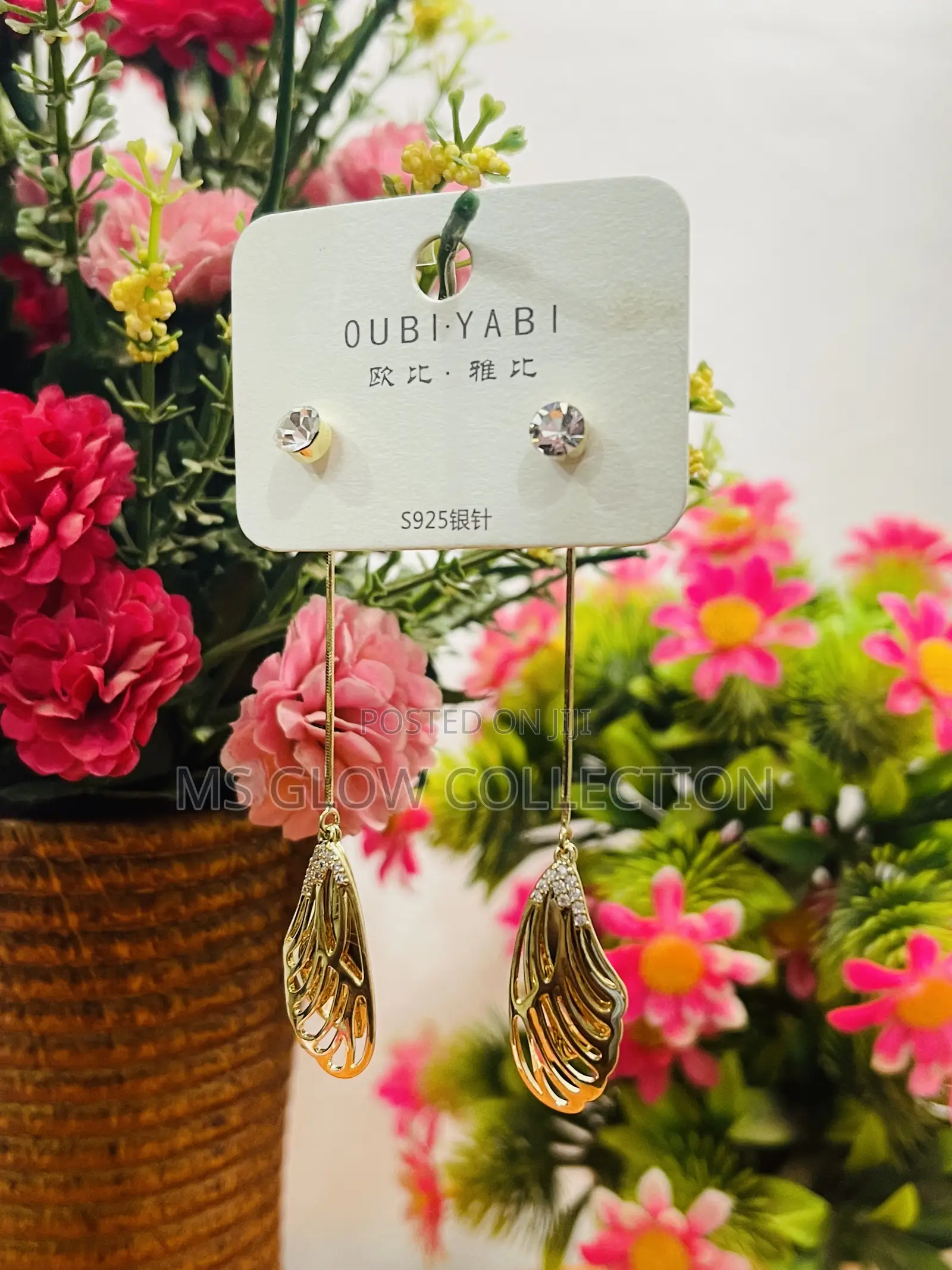 Angle Wings Dropping Earrings