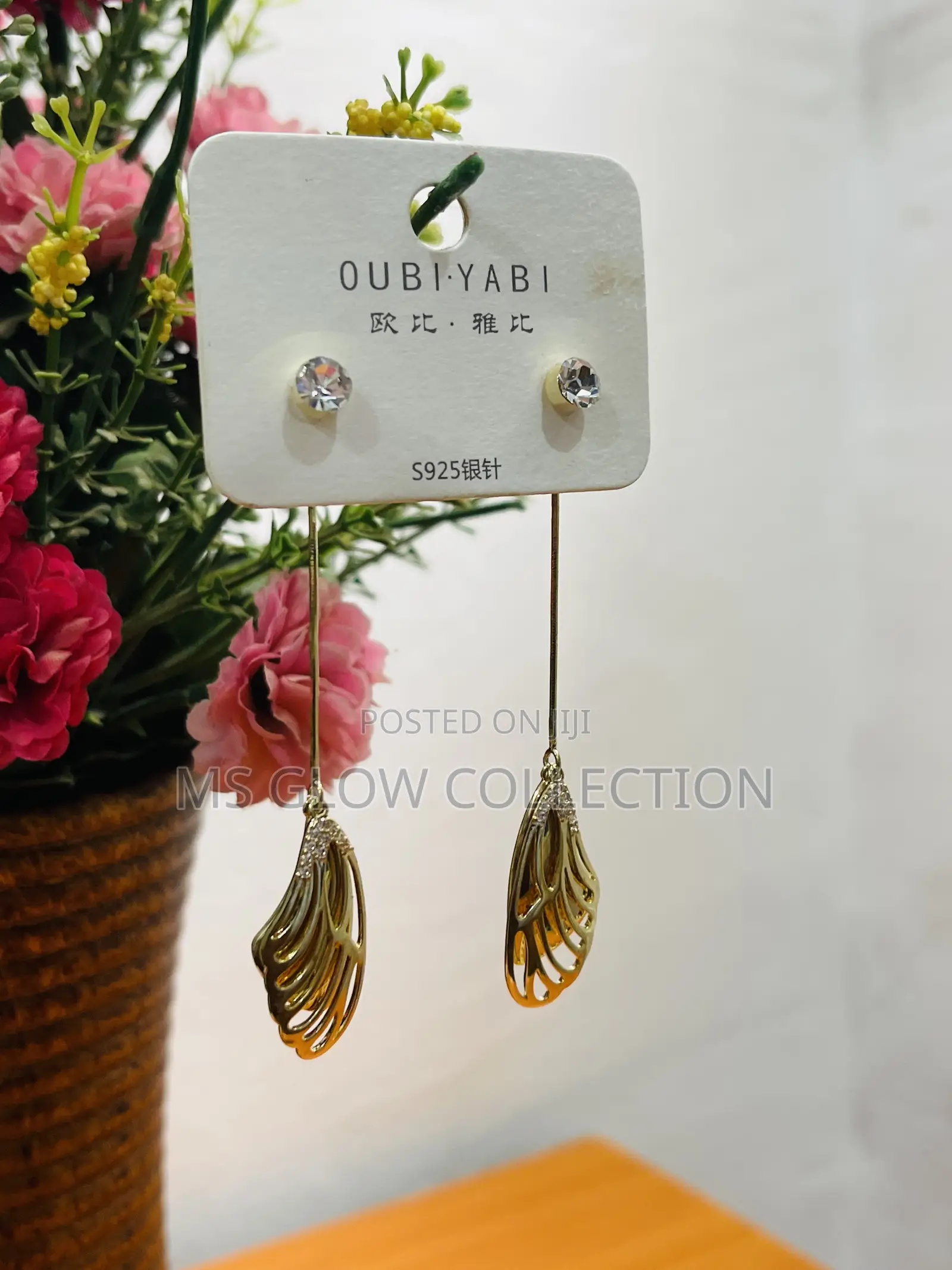 Angle Wings Dropping Earrings