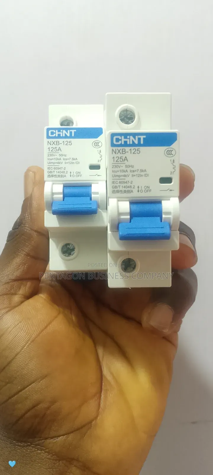 125ahms 1 Pole Chint MCB Breaker (Ac)
