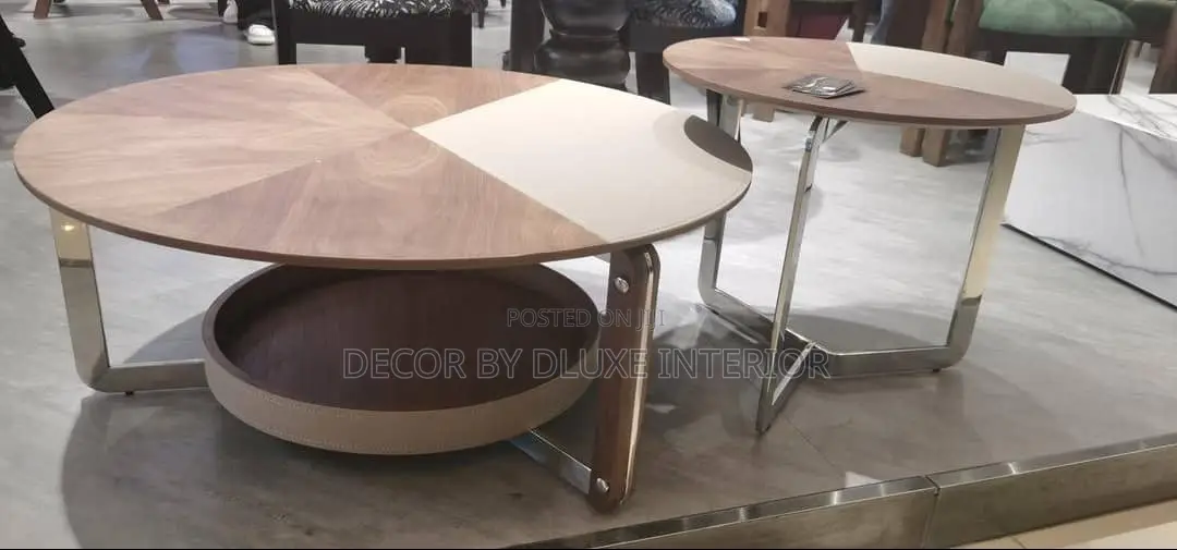 Luxurious Round 2 in 1 Coffee Table