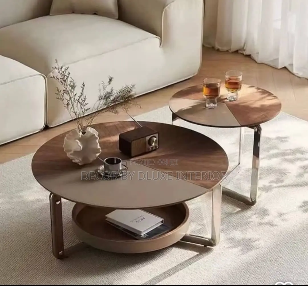 Luxurious Round 2 in 1 Coffee Table