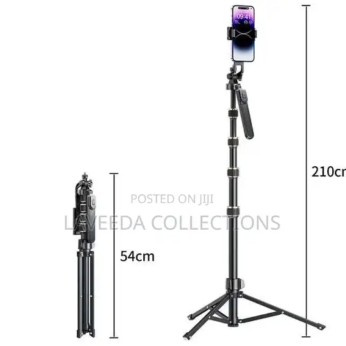 A1588 Monopod With Bluetooth Shutter - 7 Feet Tripod