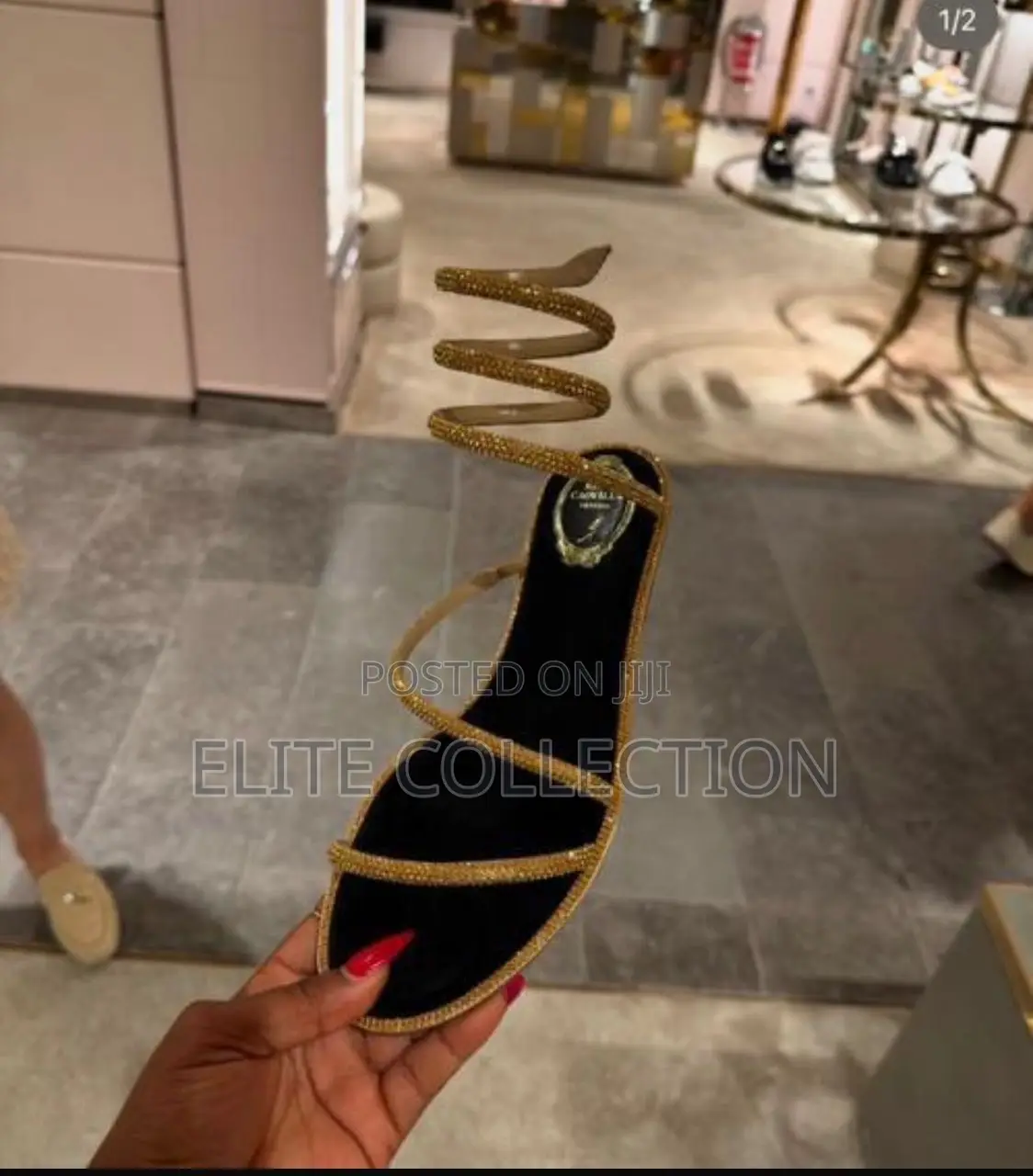 Luxe Rene Caovila Spiral Sandal*Size 37-42 Fully Boxed Top Quality