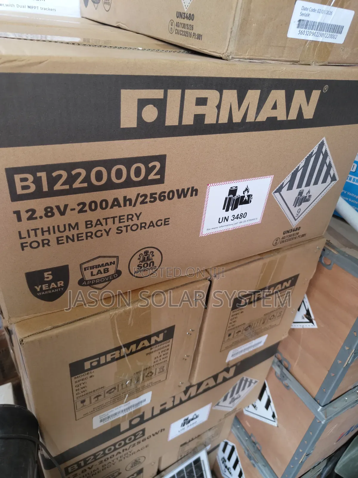 2.5kwh 12volts Firman Lithium Battery