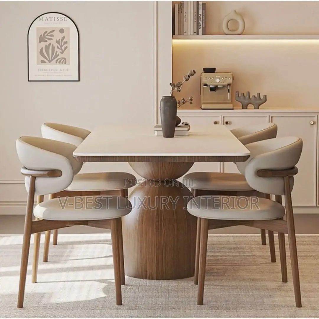 Wood-Finish Dining Collection – Timeless Craftsmanship With a Rich M.