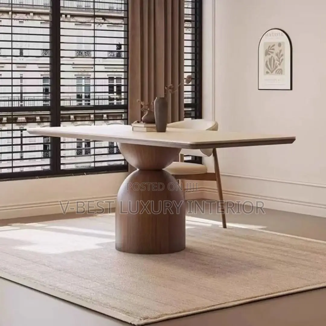 Wood-Finish Dining Collection – Timeless Craftsmanship With a Rich M.