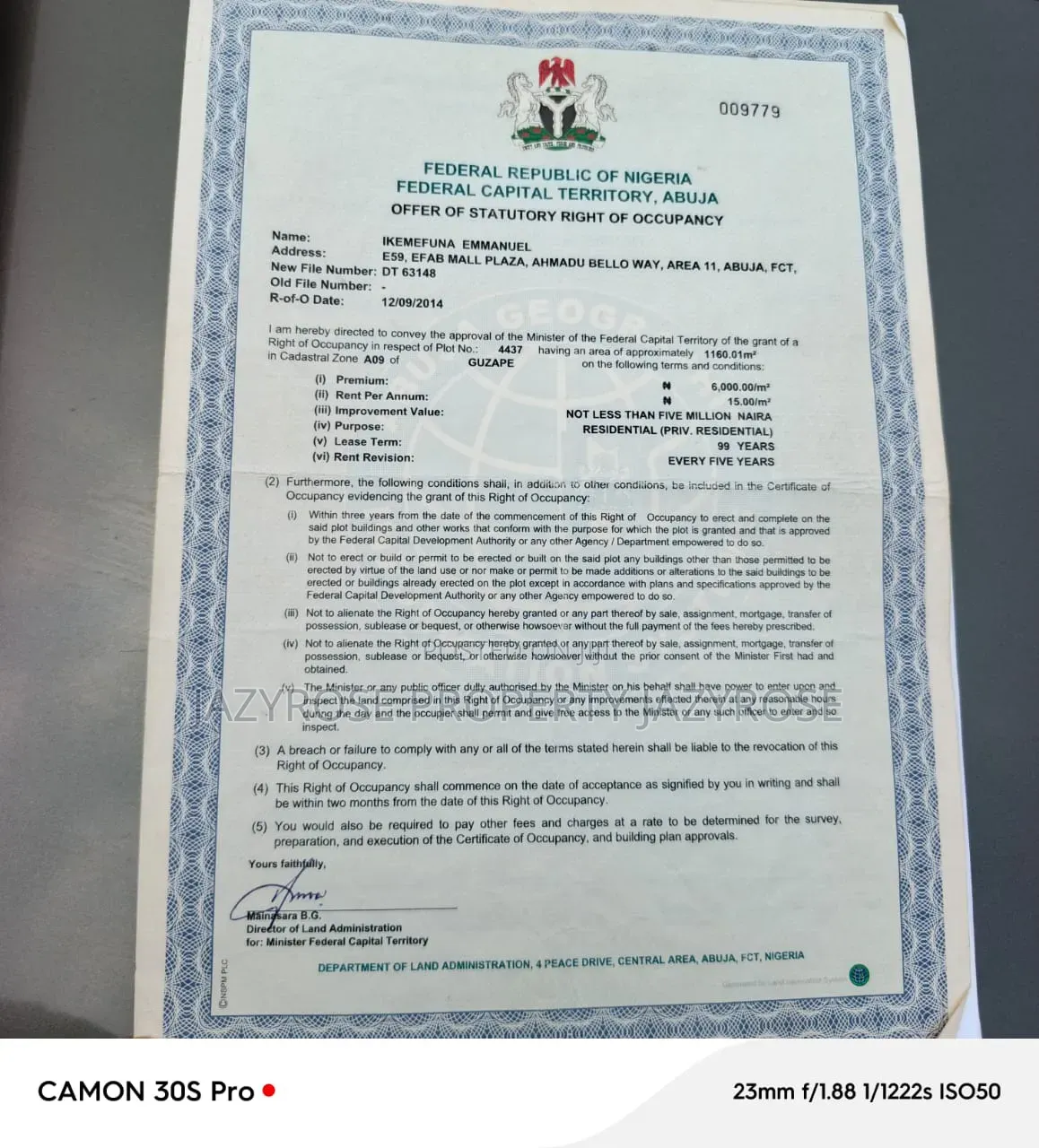 Hot Guzape Land for Sale
