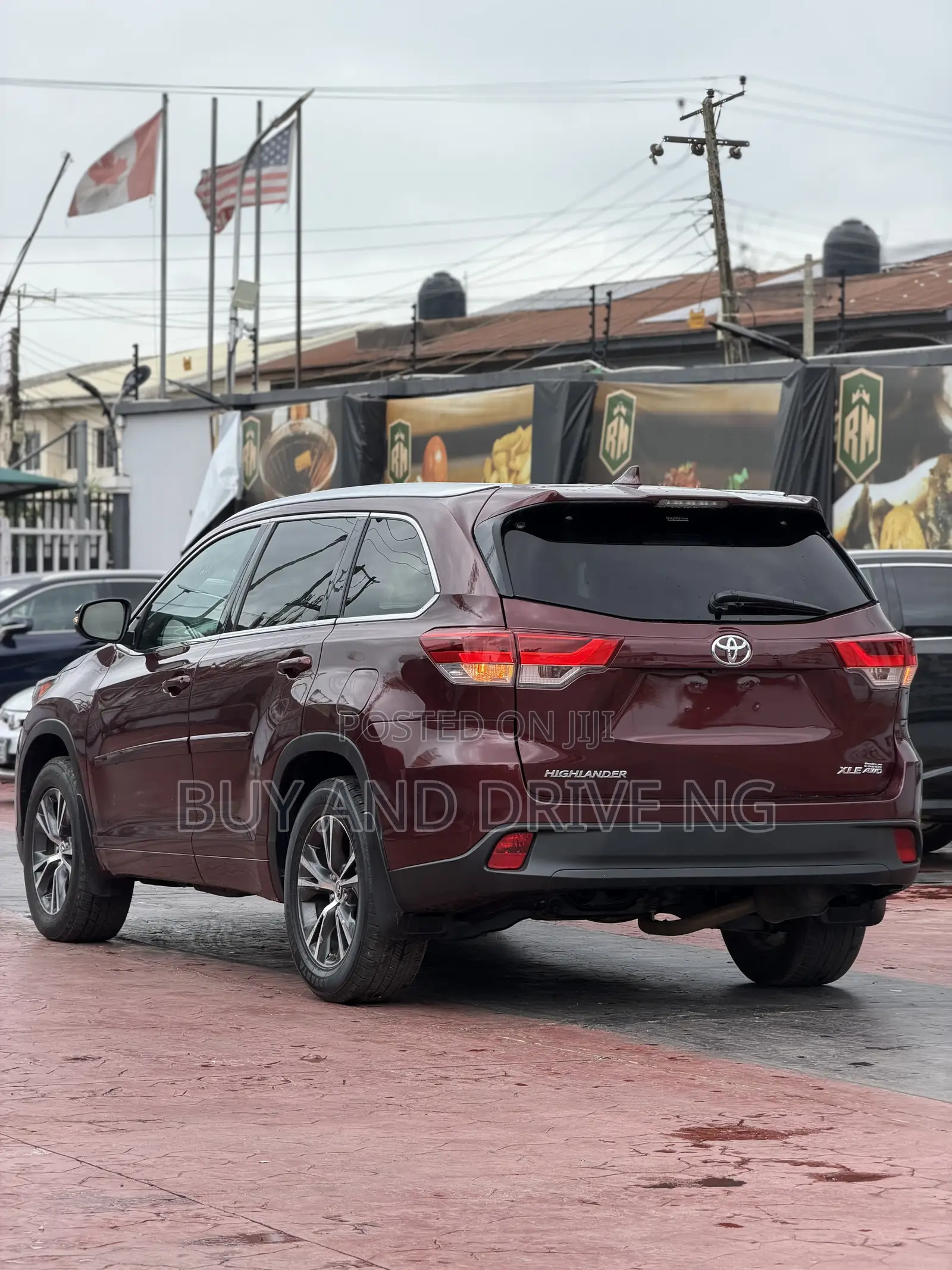 Toyota Highlander 2016 Burgundy