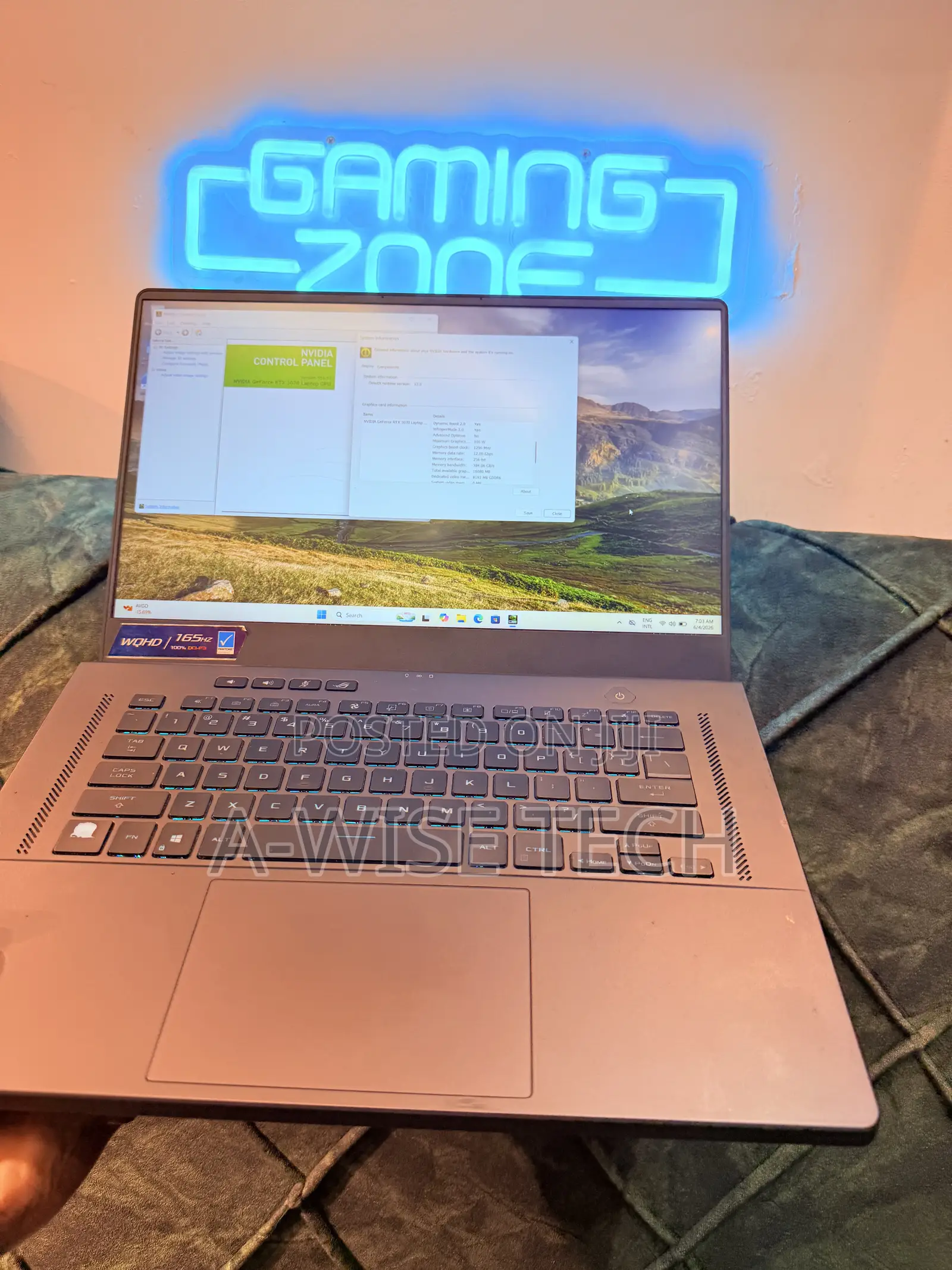 Laptop Asus ROG Zephyrus G15 GA503QR 16GB Intel Core i7 SSD 1T