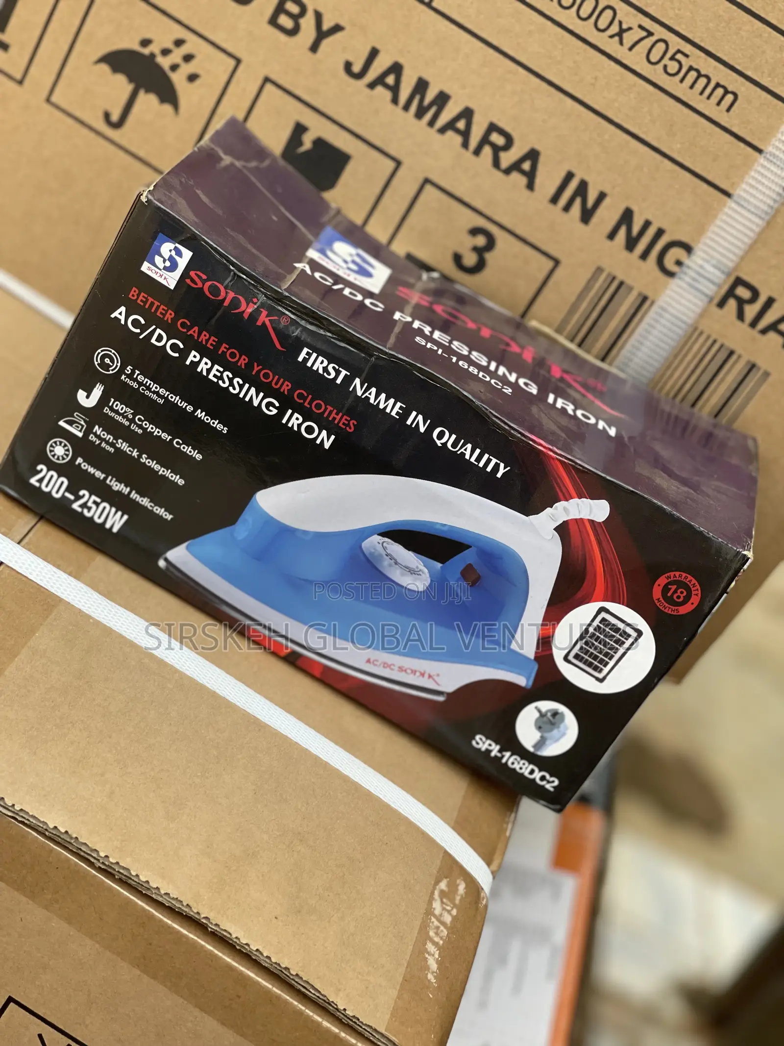 Sonik Ac/Dc Pressing Iron