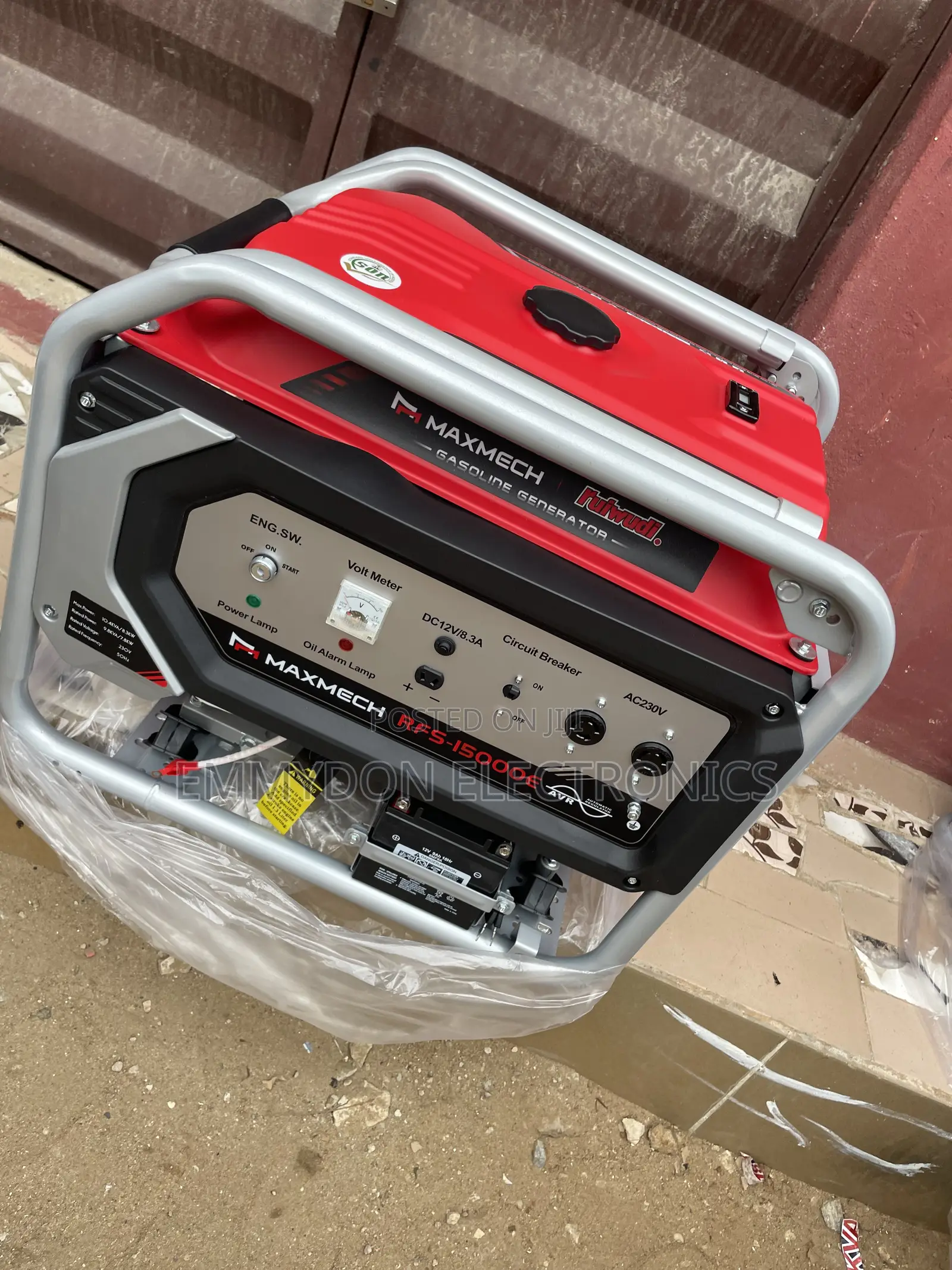 Maxmech RFS-15000e Petrol Generator Built for Daily Use