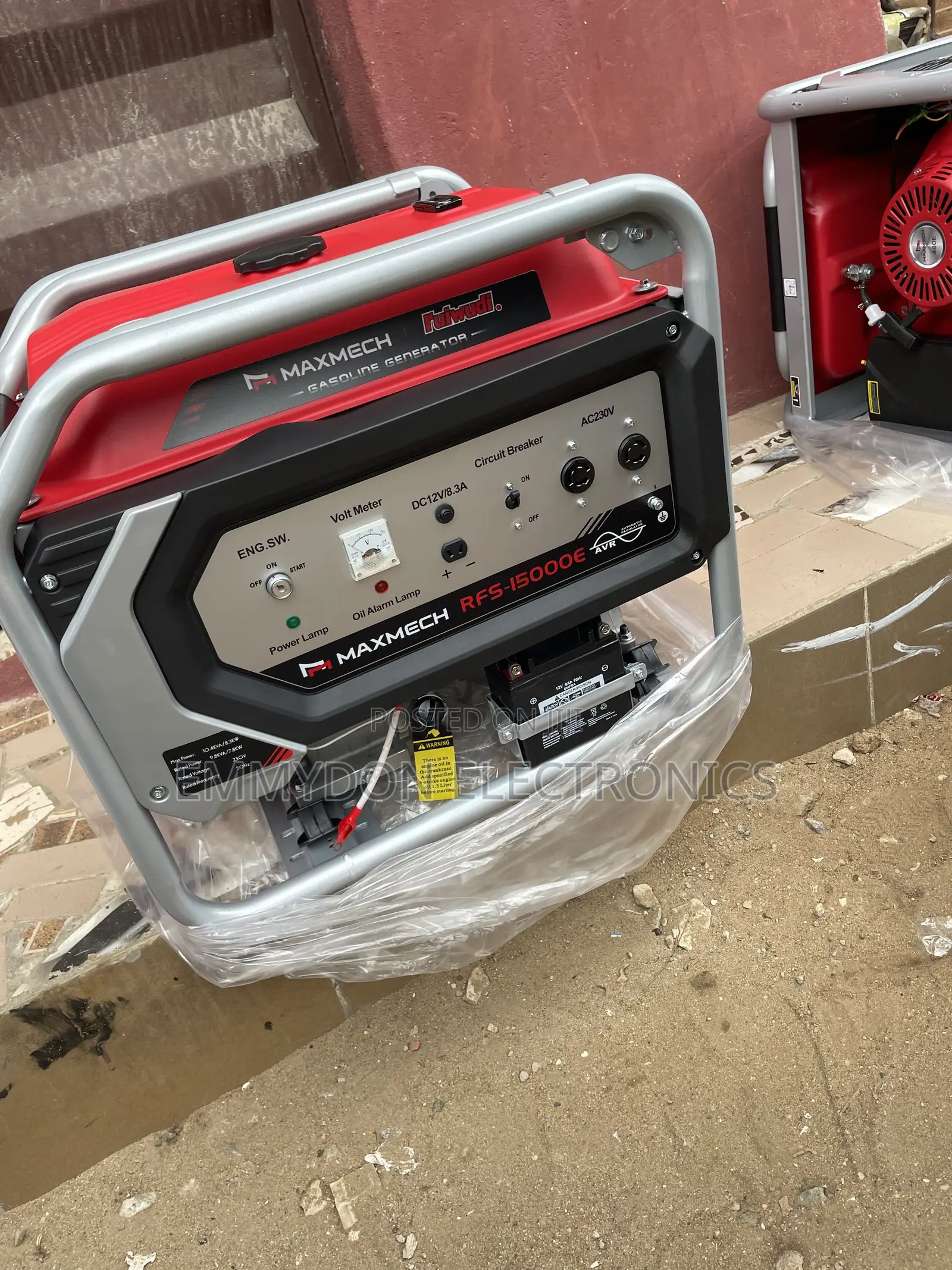 Maxmech RFS-15000e Petrol Generator Built for Daily Use