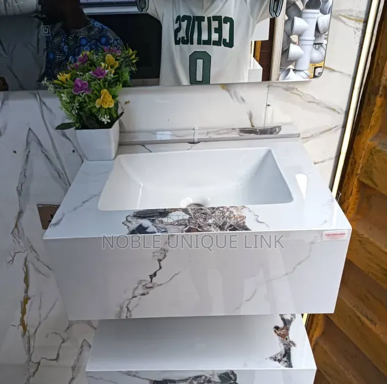 50×50 Cabinet Basin With Led Mirror