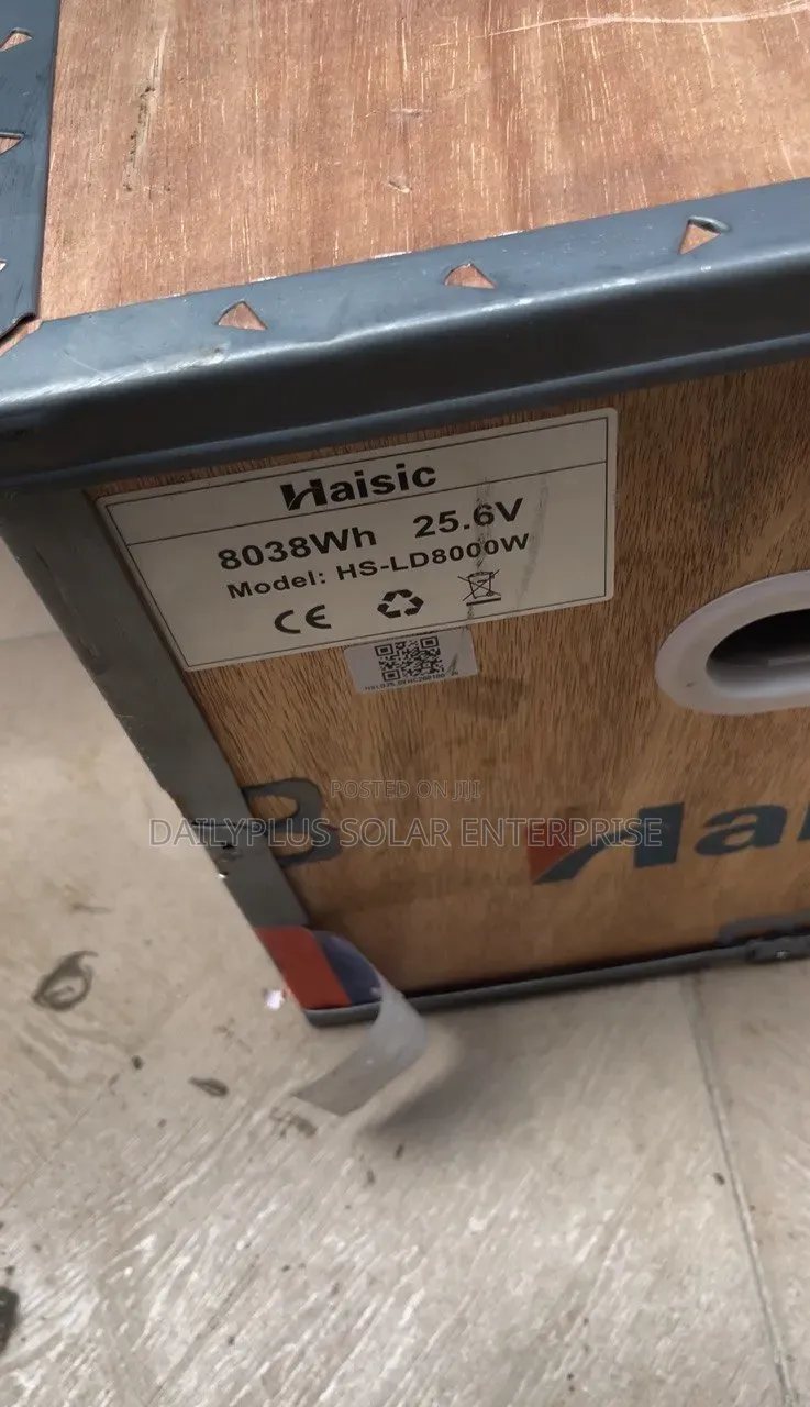 Haisic 8kwh 25.6v Lithium Battery White