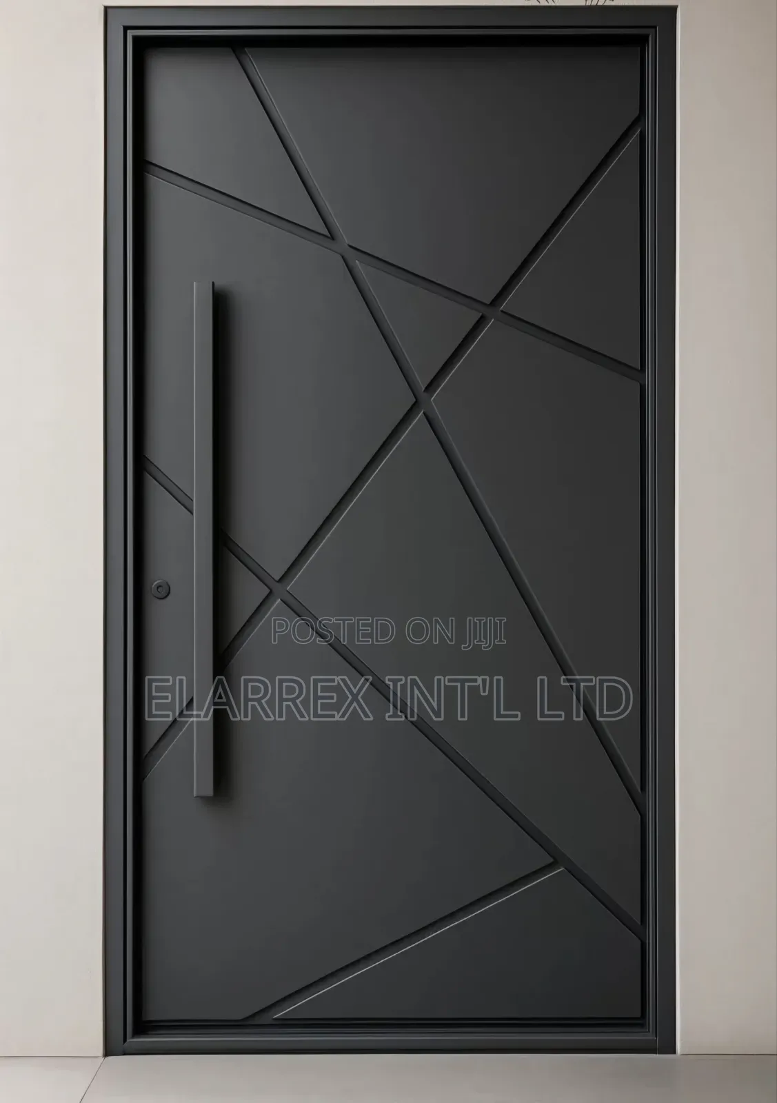Entrance Security Wooden Door