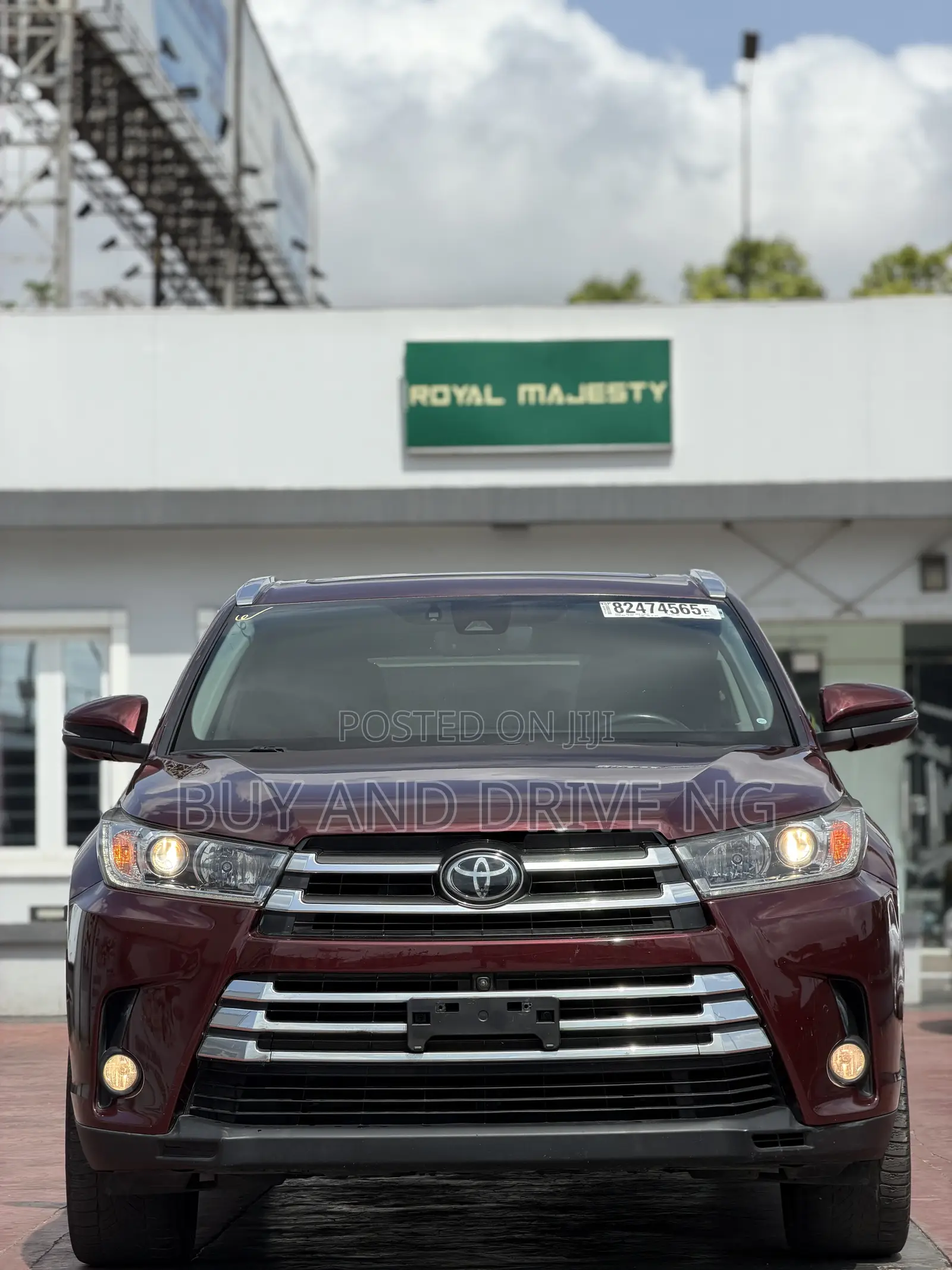 Toyota Highlander 2017 Burgundy