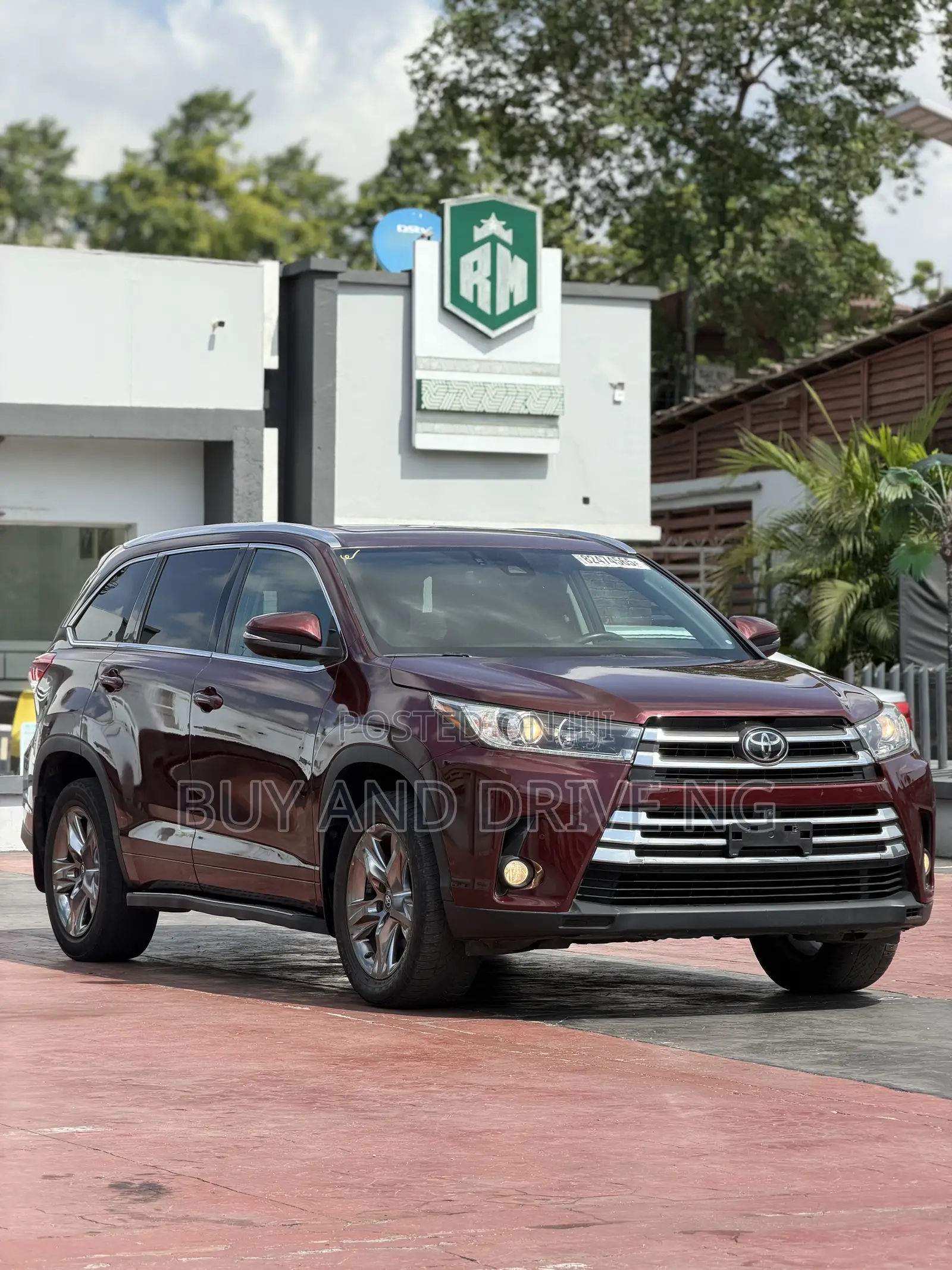 Toyota Highlander 2017 Burgundy