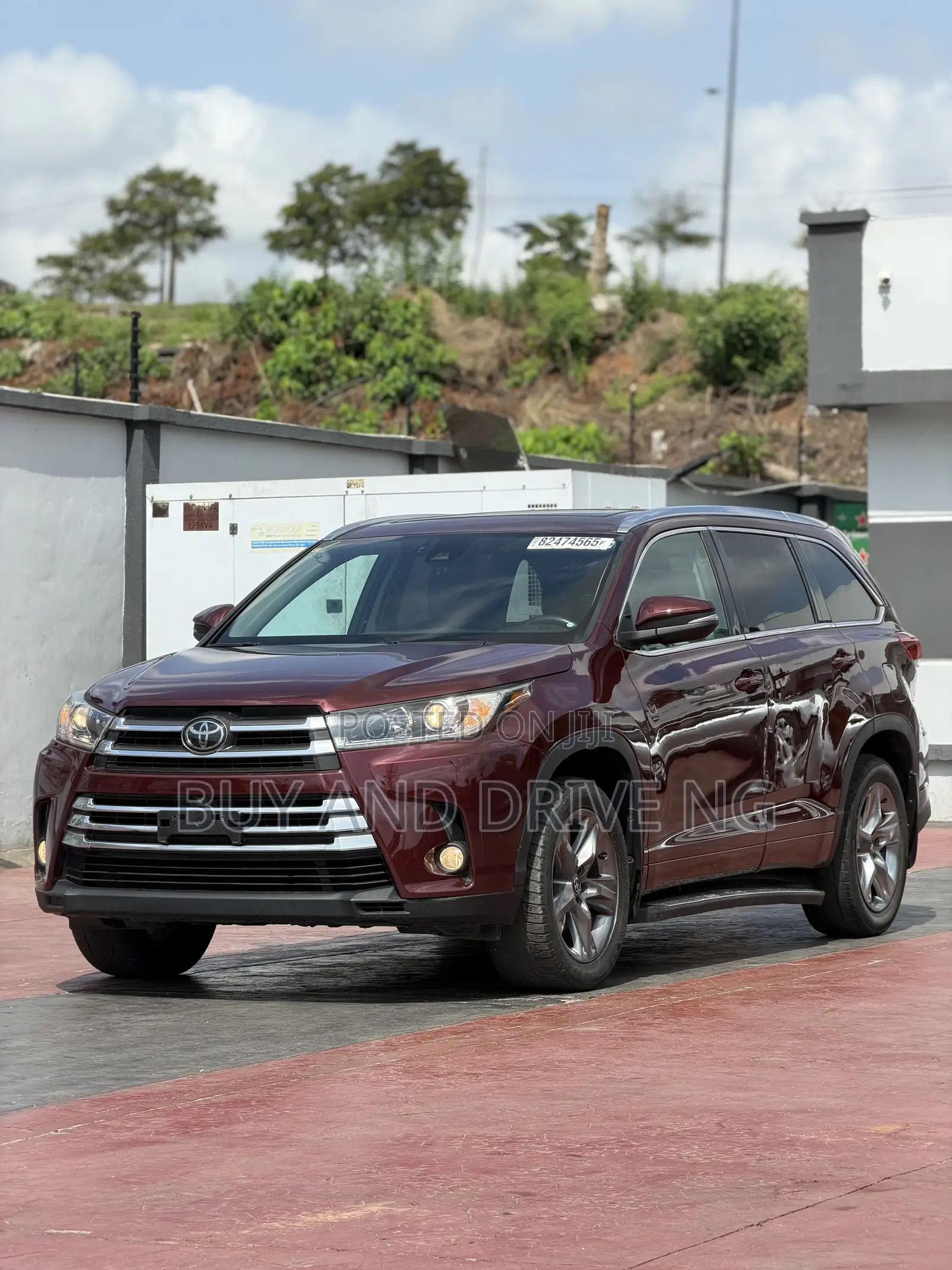 Toyota Highlander 2017 Burgundy