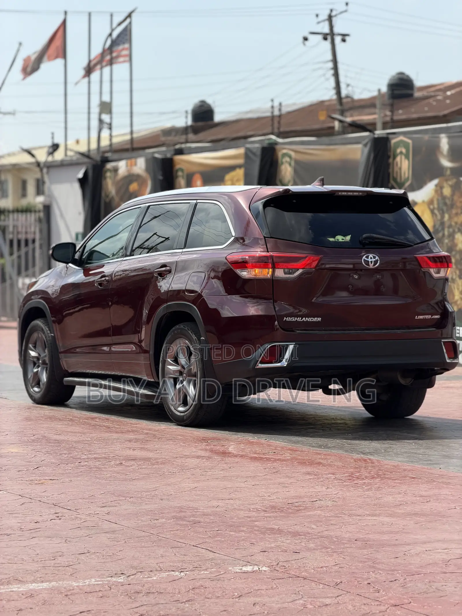Toyota Highlander 2017 Burgundy